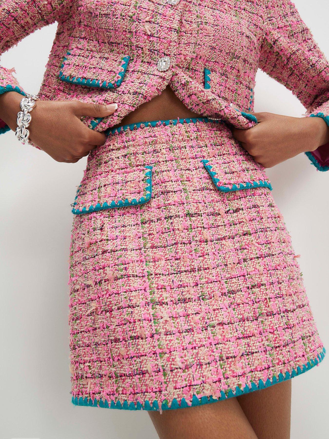 river-island-whipstitch-boucle-mini-skirt-pinkfront