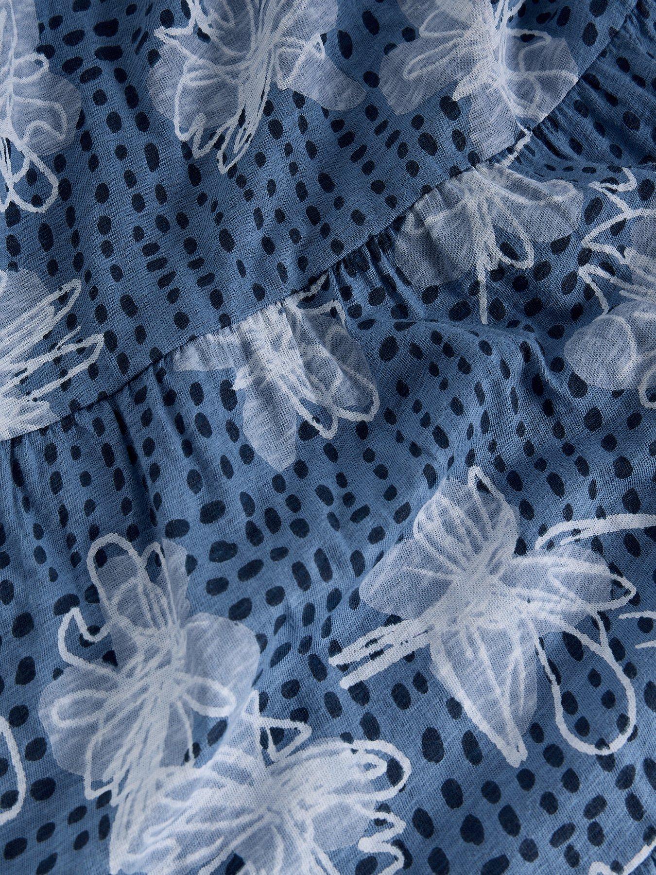 Image 6 of 6 of White Stuff Tabitha Jersey Dress - Blue