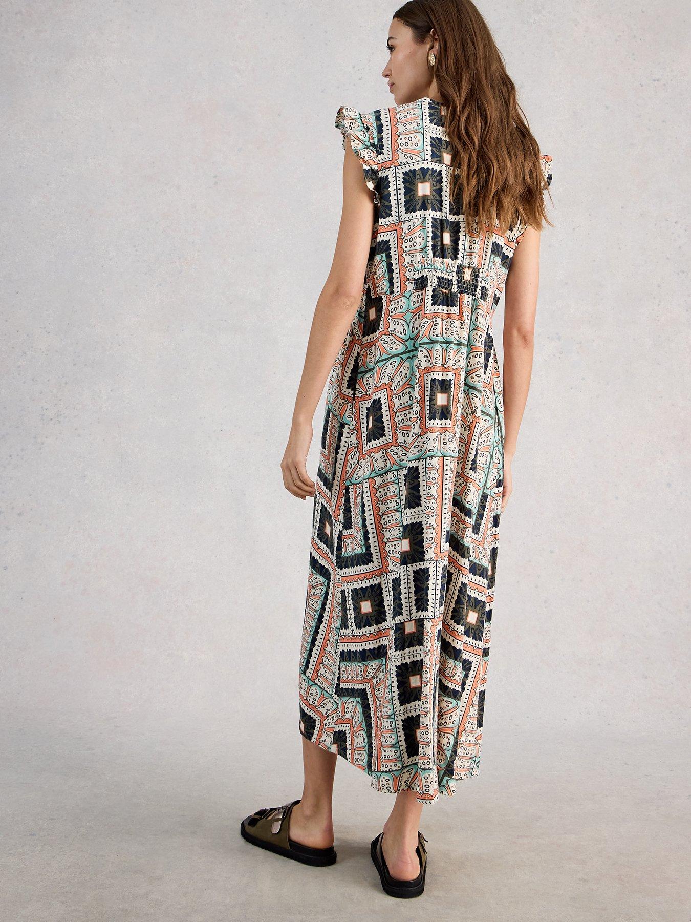 Image 2 of 6 of White Stuff Lorna Linen Blend Maxi Dress
