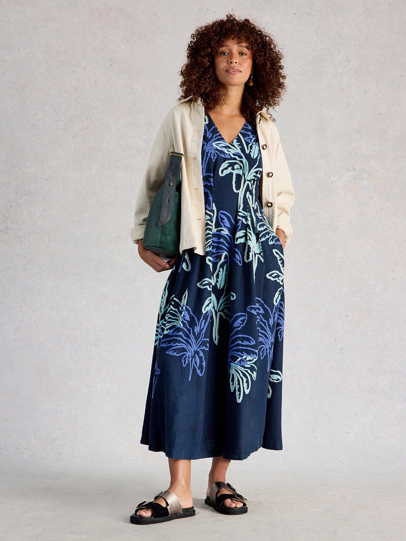 White Stuff Kate Linen Blend Dress