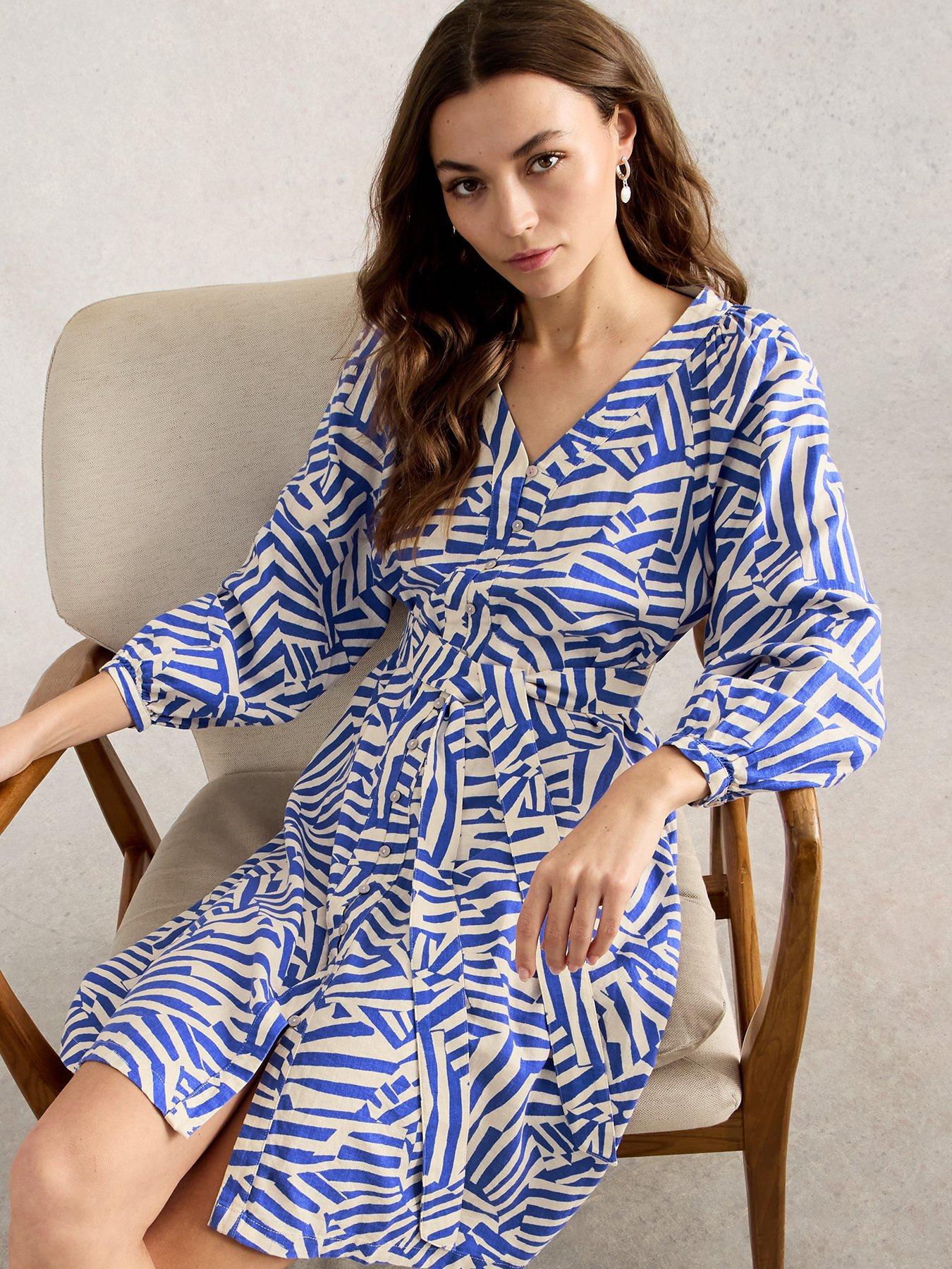 white-stuff-petra-linen-blend-dress-blueoutfit