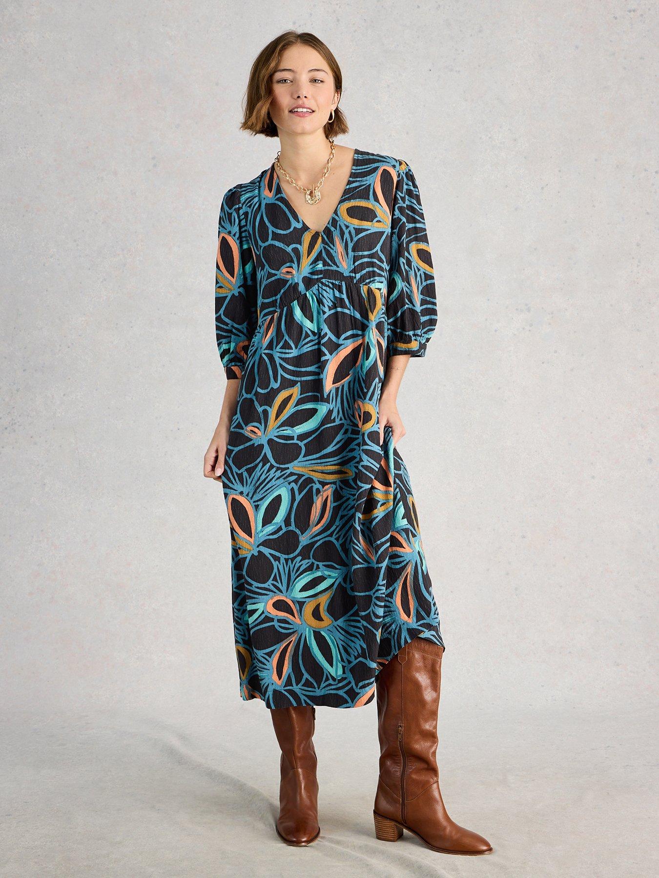 Image 1 of 6 of White Stuff Lucy Midi Dress