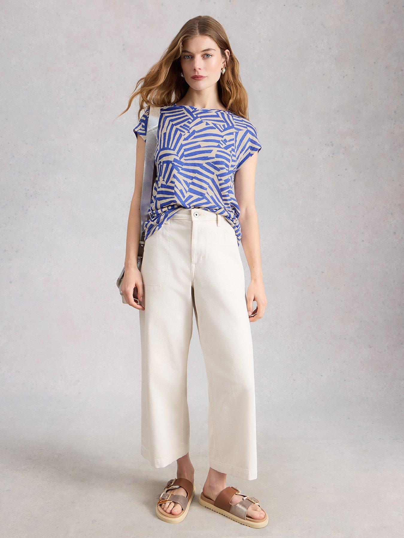 Image 3 of 6 of White Stuff Rowan Linen Tee