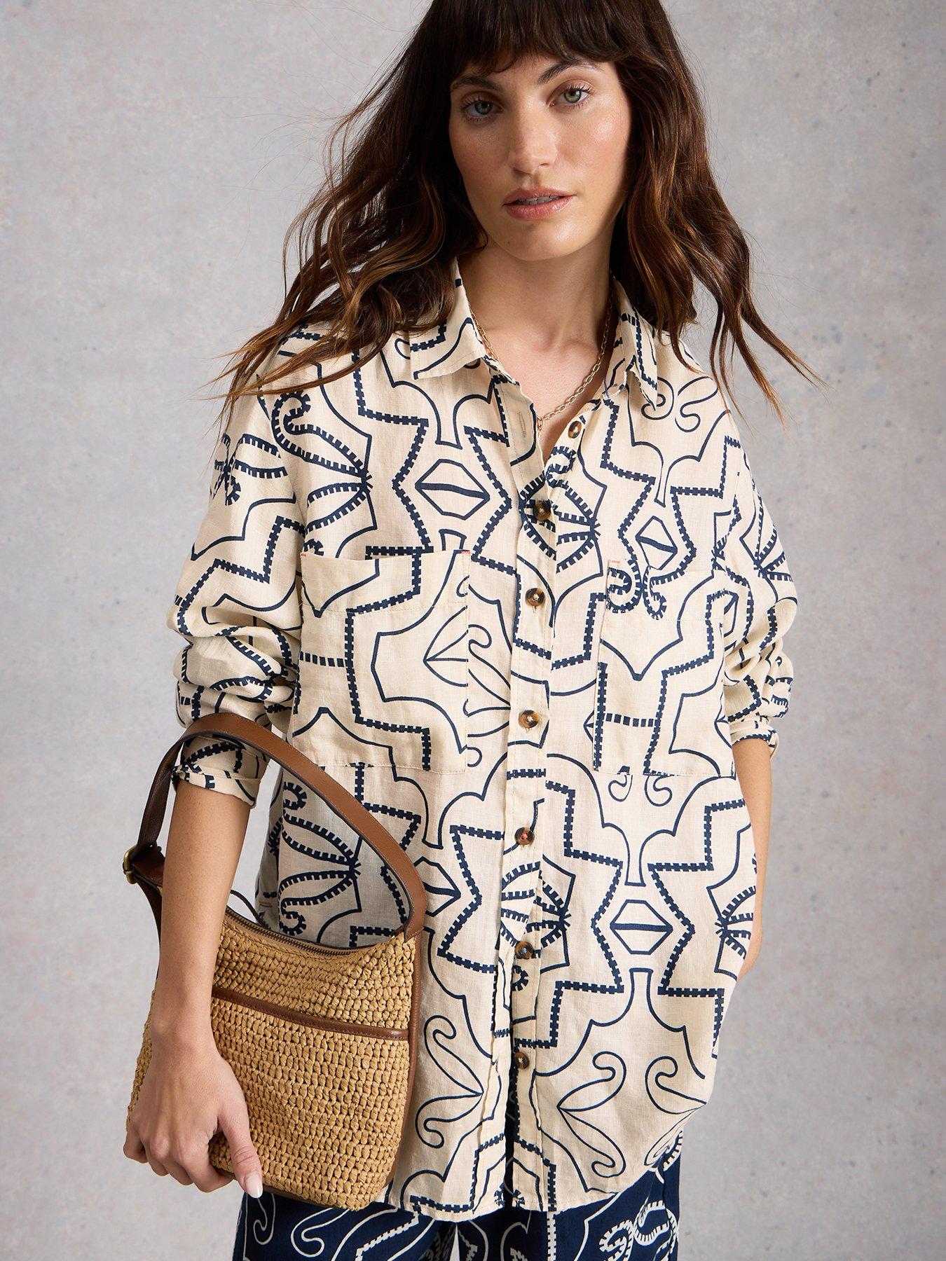 White Stuff Lydia Linen Shirt - White