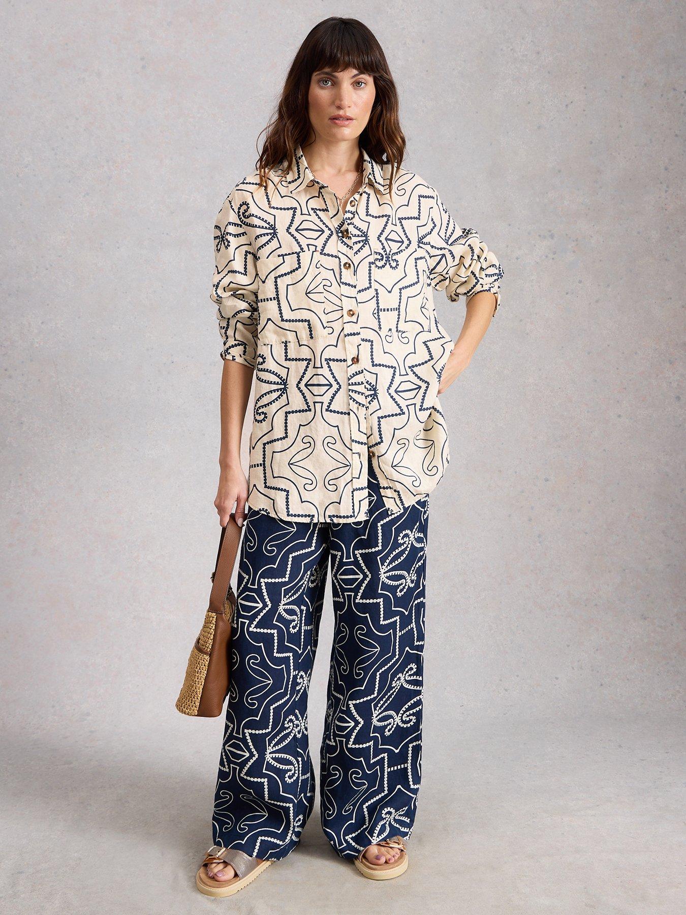 Image 3 of 6 of White Stuff Lydia Linen Shirt - White