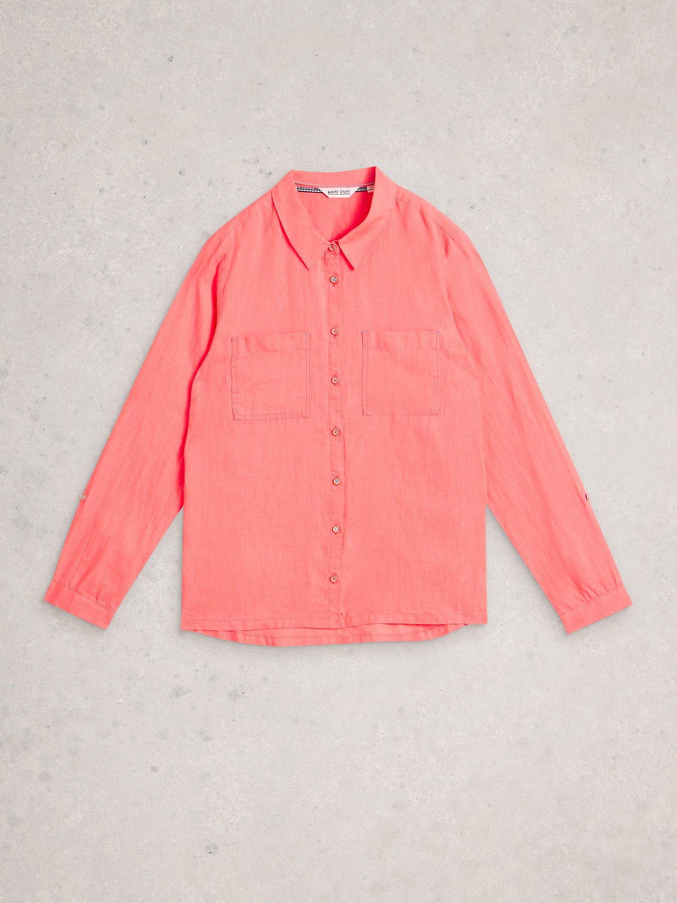 white-stuff-sophie-linen-shirt-mid-coraldetail