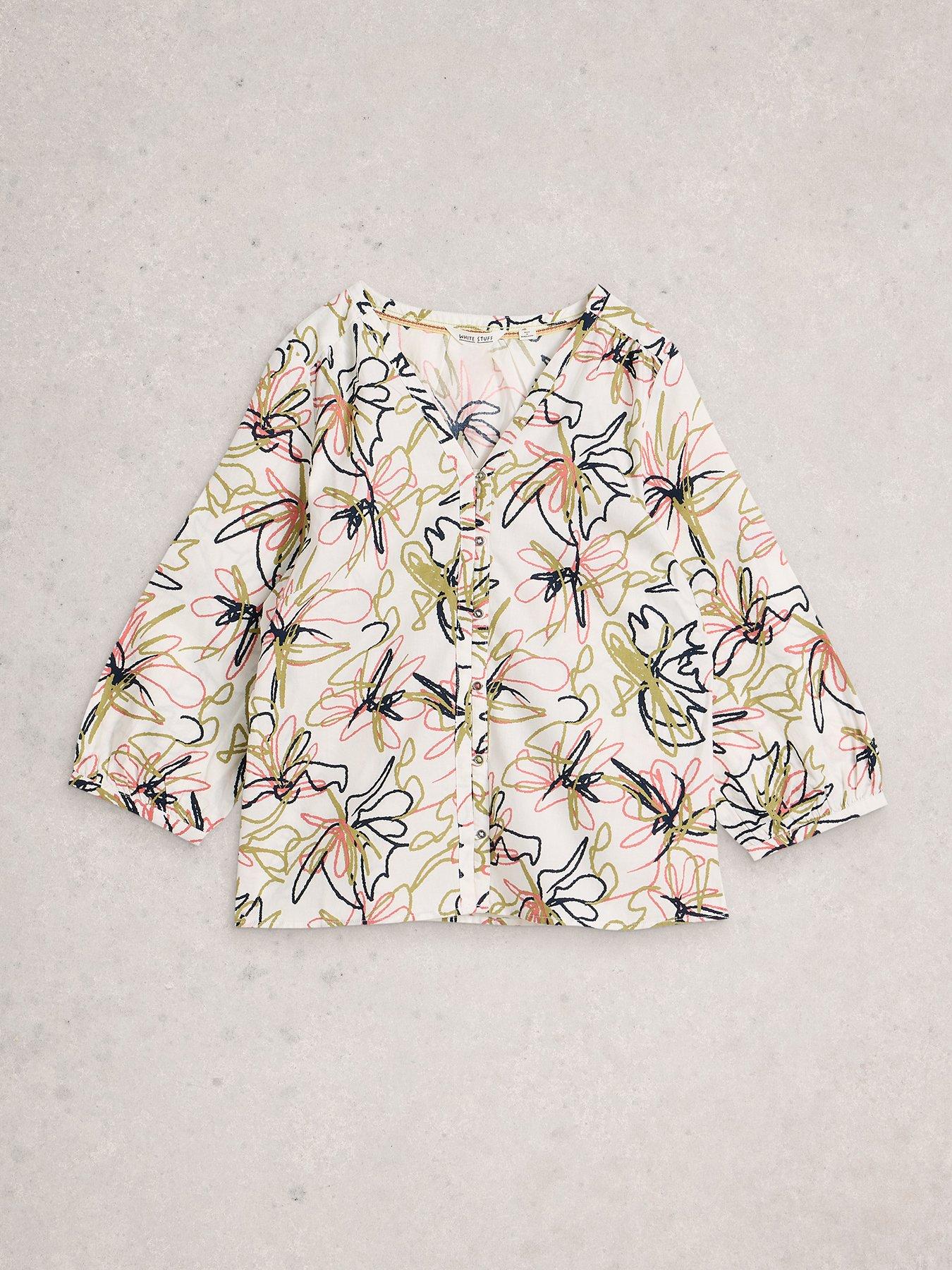 Image 5 of 6 of White Stuff Ruby Cotton Top - White