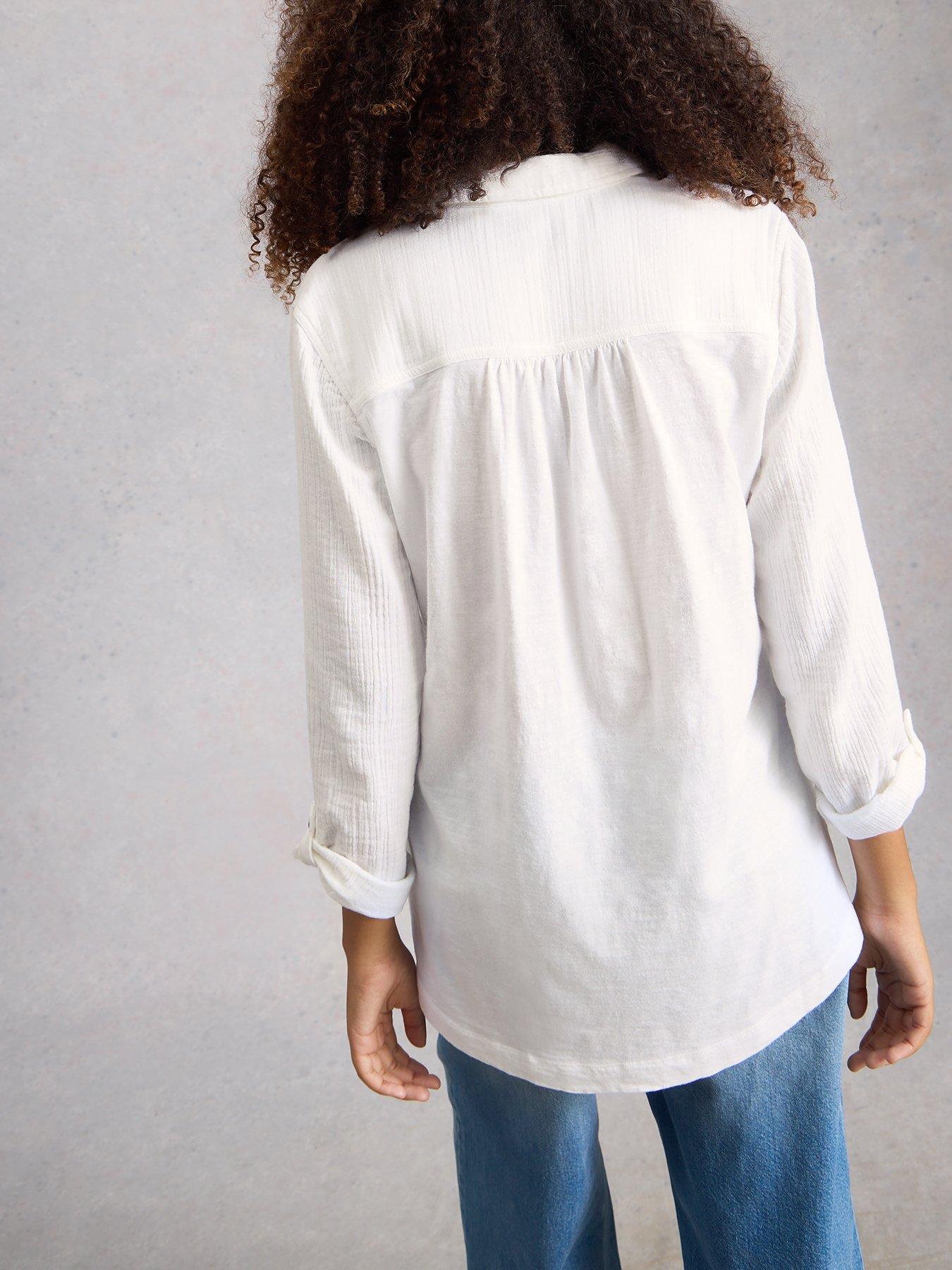 Image 2 of 6 of White Stuff Annie Double Cloth Longline