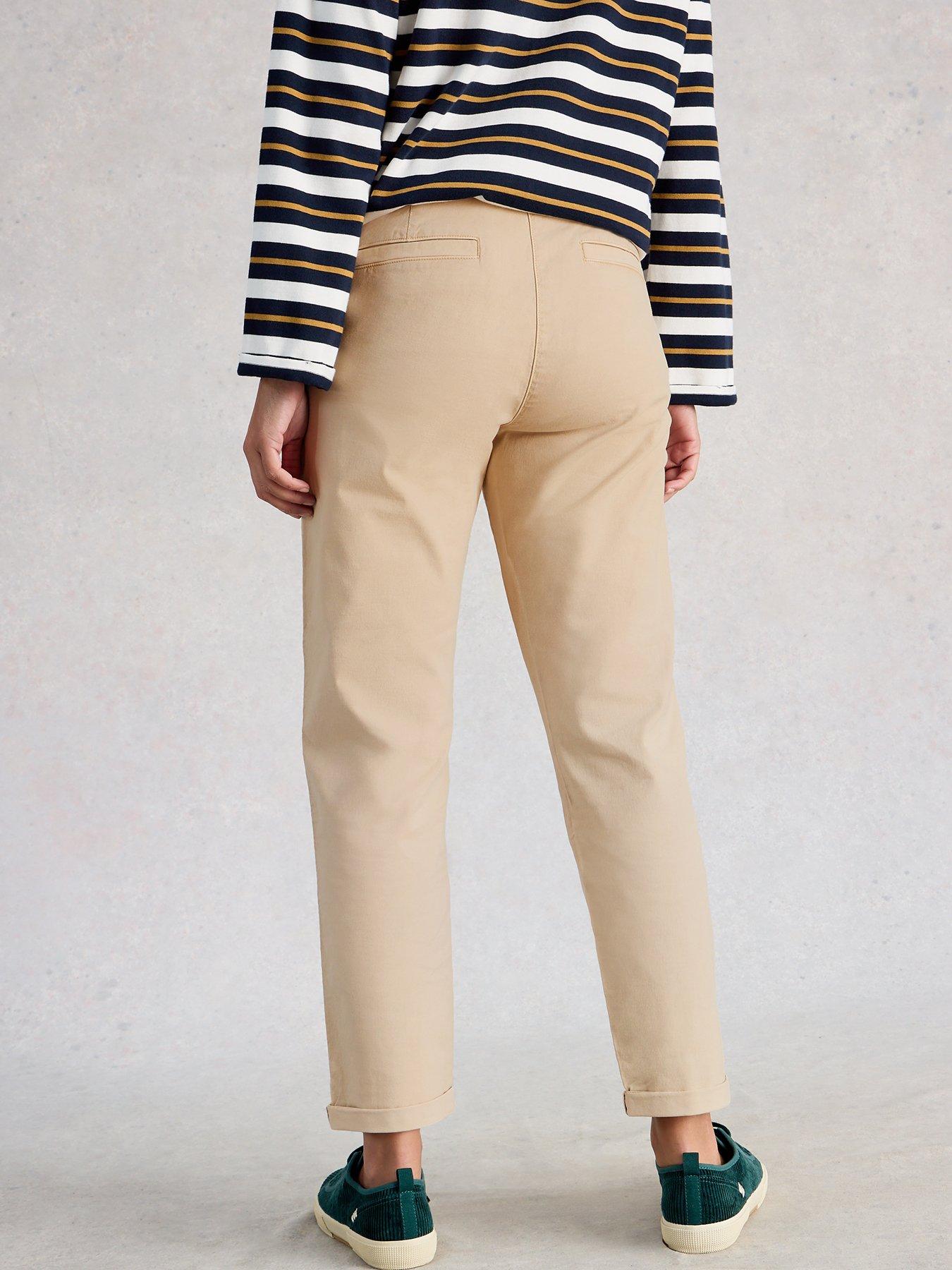 Image 2 of 6 of White Stuff Twister Chino Trouser - Beige
