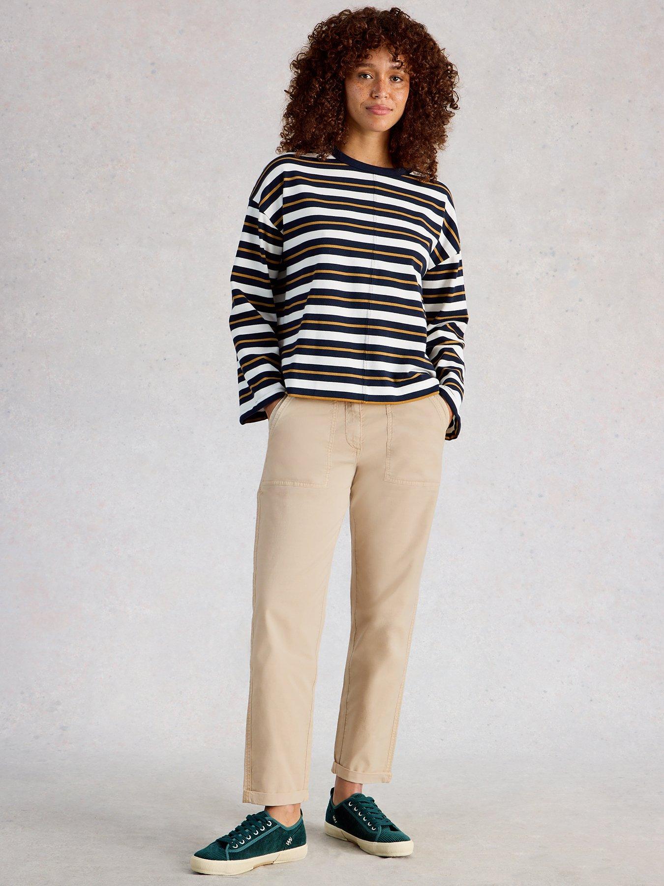 Image 3 of 6 of White Stuff Twister Chino Trouser - Beige