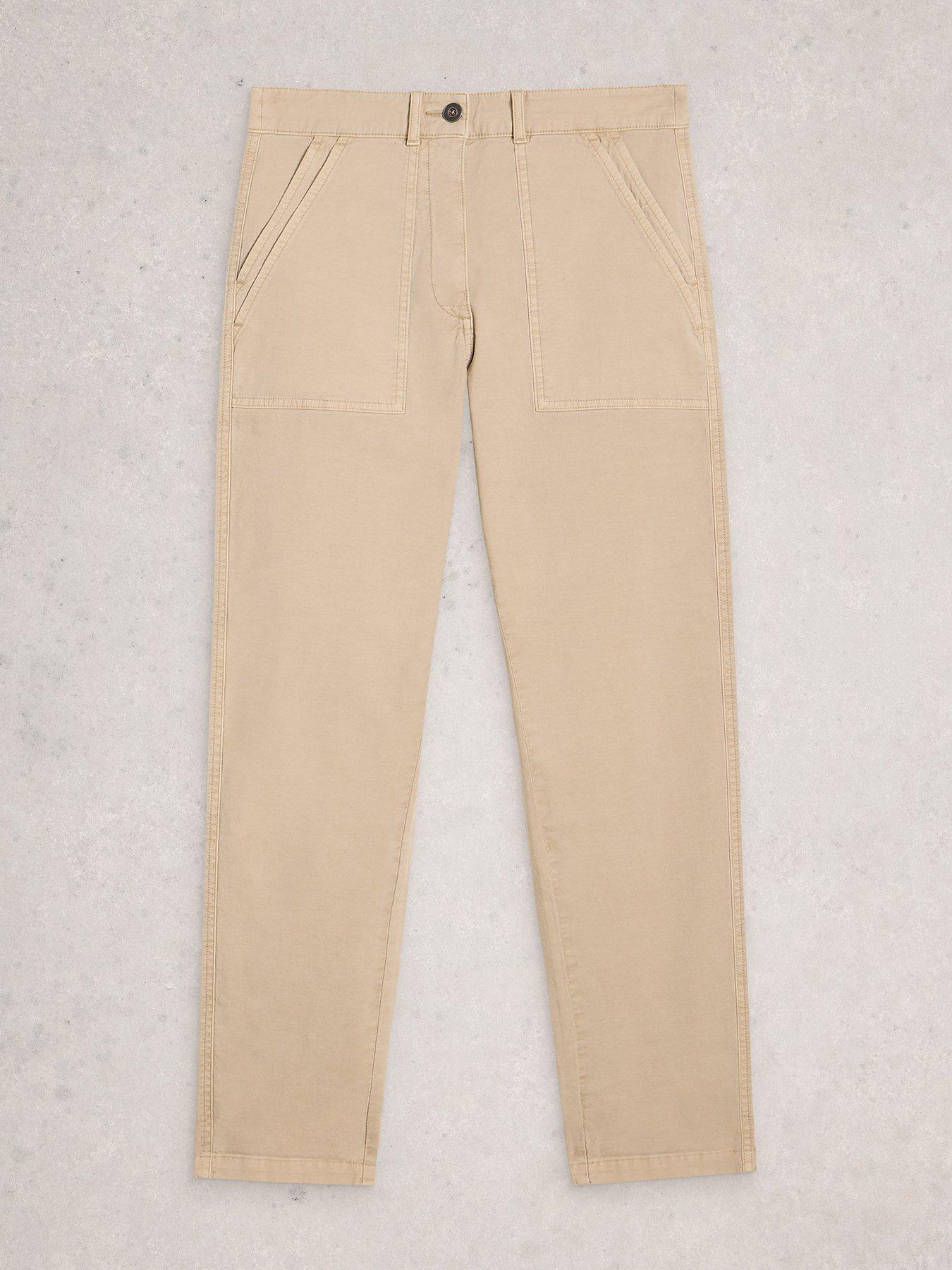 Image 5 of 6 of White Stuff Twister Chino Trouser - Beige