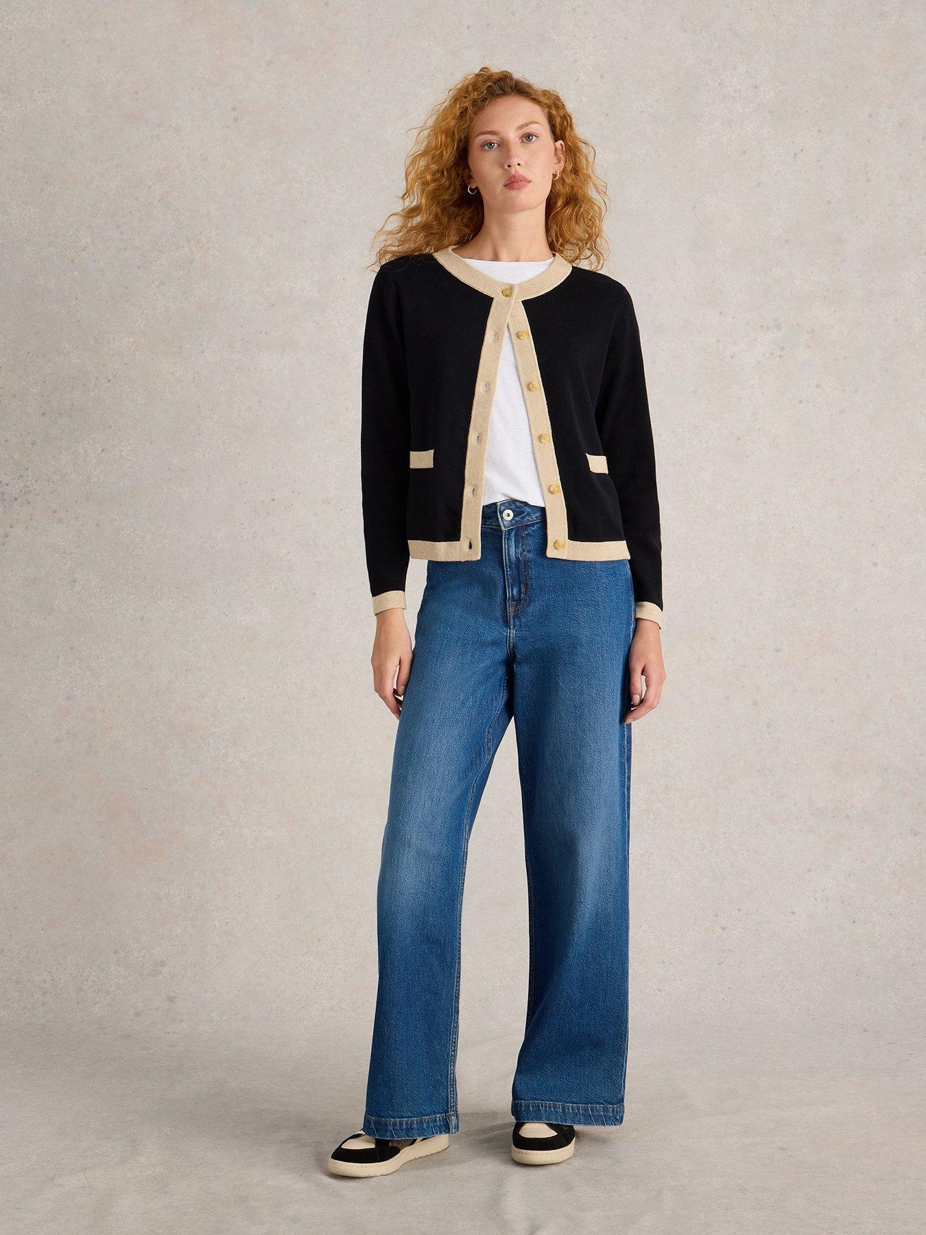 Image 3 of 6 of White Stuff Charlotte Cardigan - Black