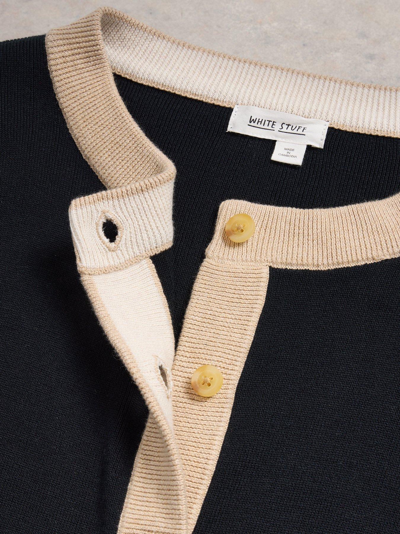 Image 6 of 6 of White Stuff Charlotte Cardigan - Black