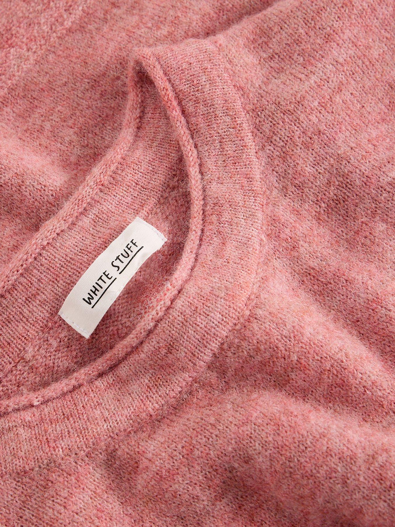 Image 6 of 6 of White Stuff Kate Knitted T-Shirt - Pink