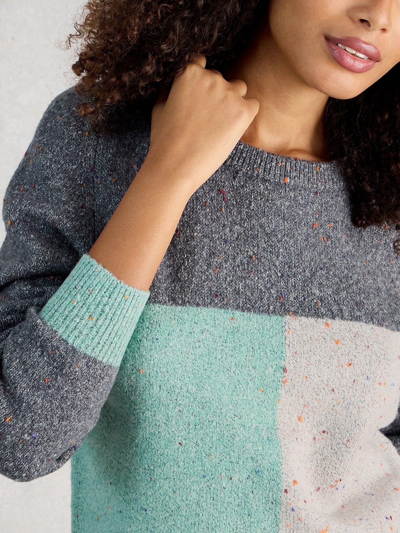 Image 4 of 6 of White Stuff Talia Nep Colourblock Jumper