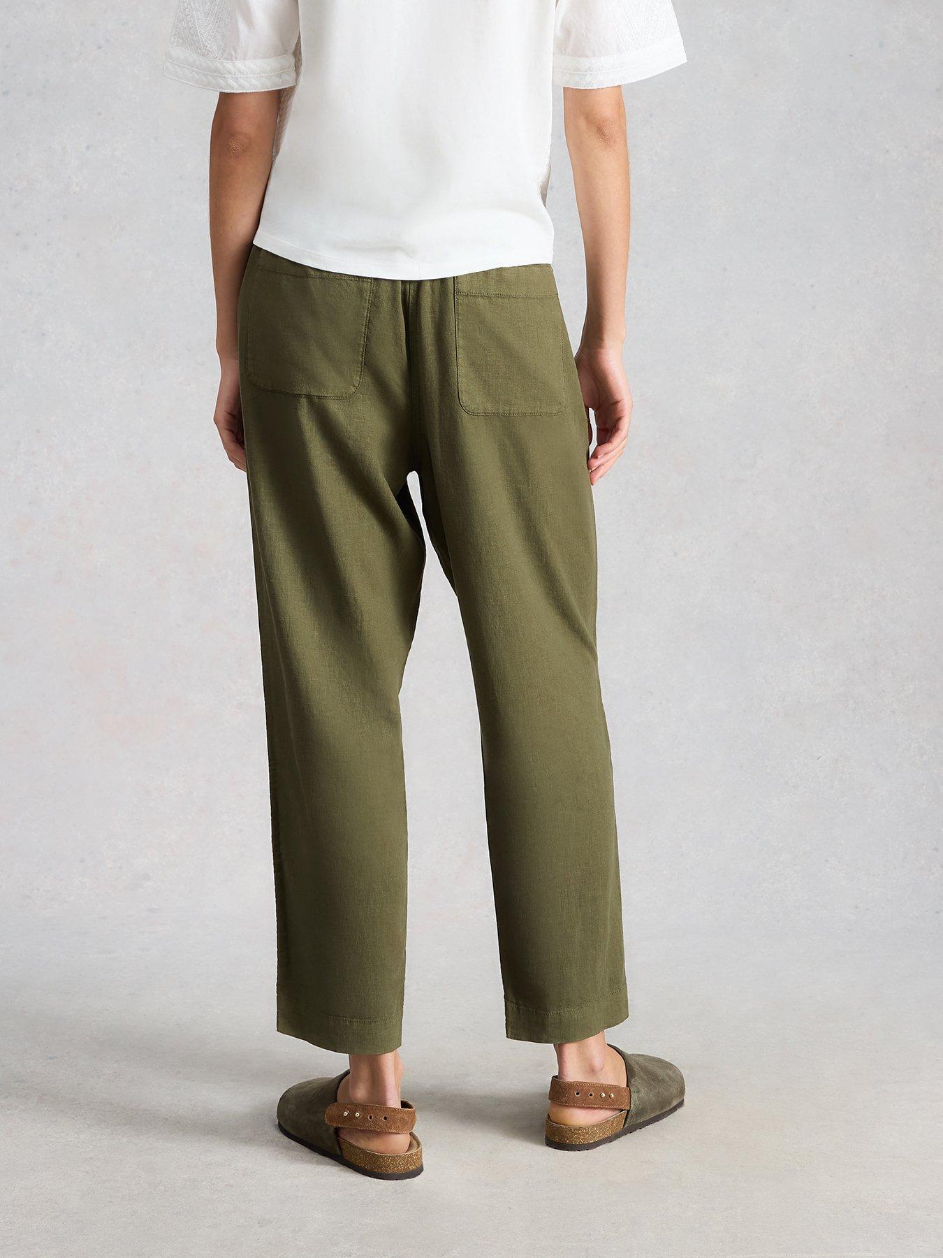 white-stuff-elle-linen-blend-trouser-greenstillFront