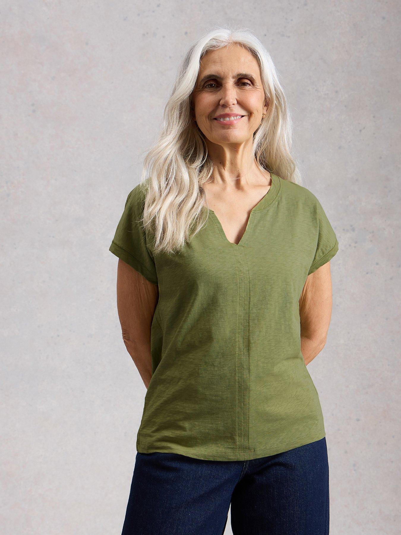 White Stuff Nelly Notch Neck Tee