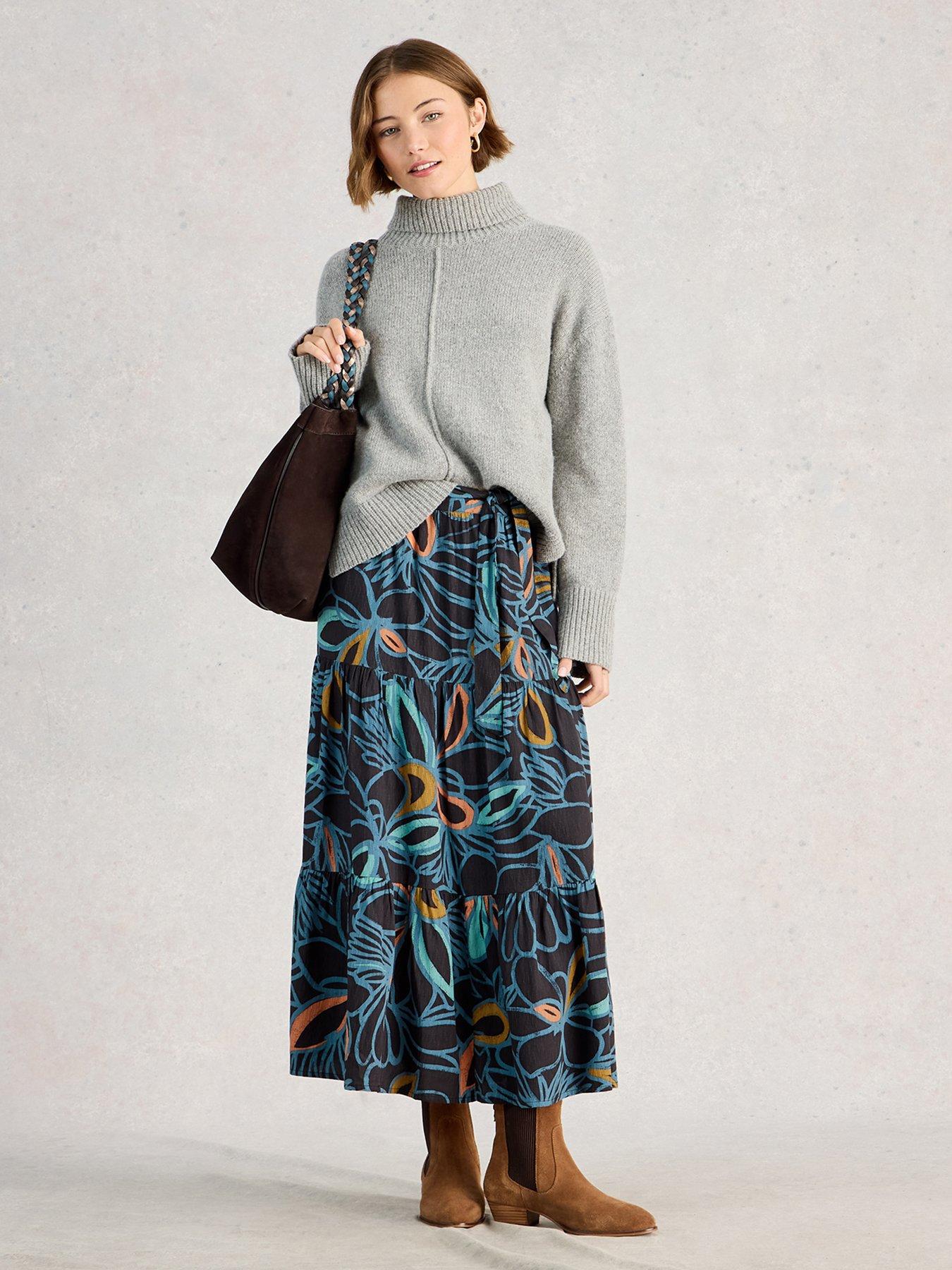 Image 3 of 6 of White Stuff Lotus Maxi Skirt