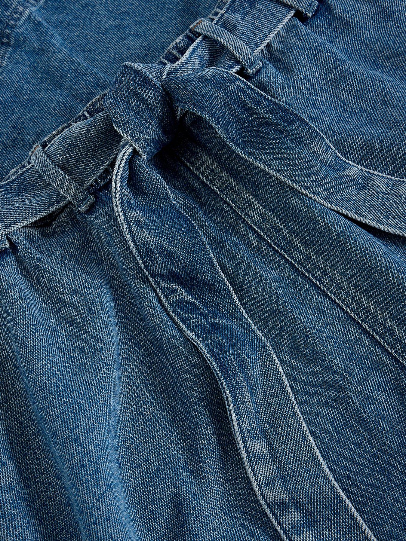 Image 6 of 6 of White Stuff Lexi Denim Midi Skirt - Blue