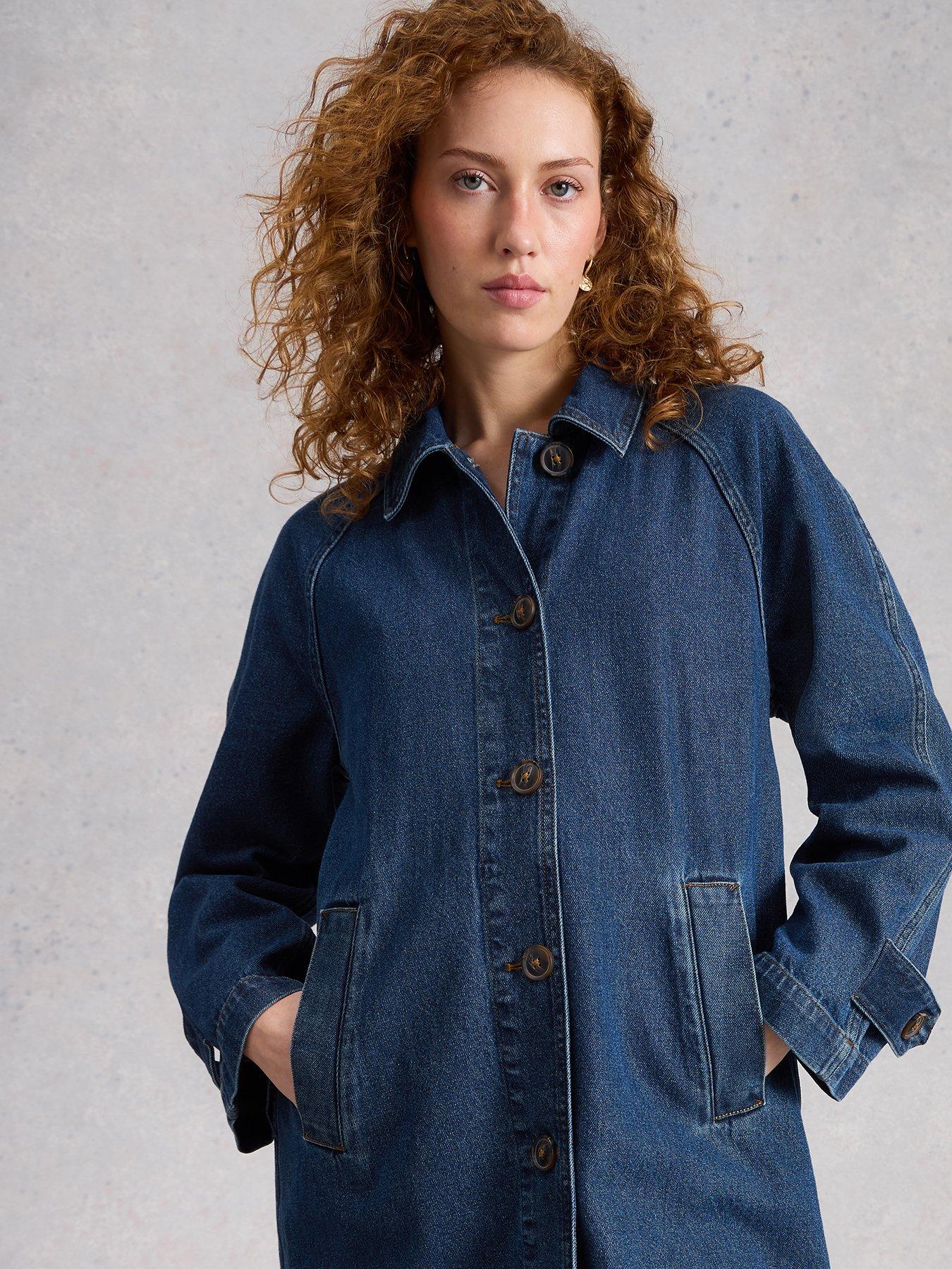 Image 4 of 6 of White Stuff Oakleigh Denim Coat