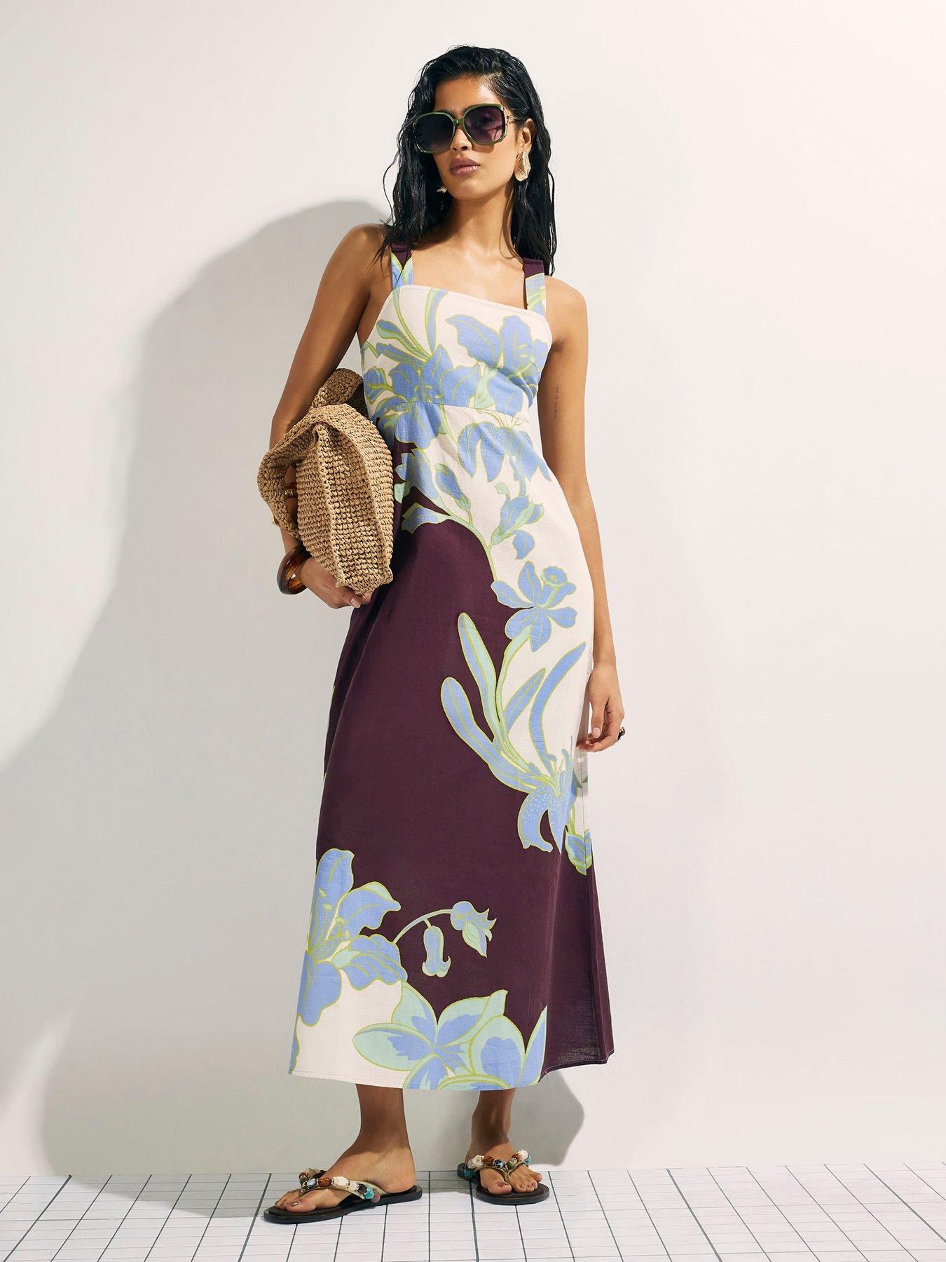 river-island-floral-border-midi-dressfront