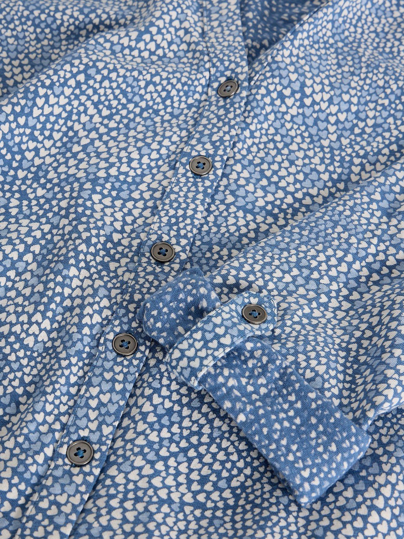 Image 6 of 6 of White Stuff Annie Jersey Shirt - Blue