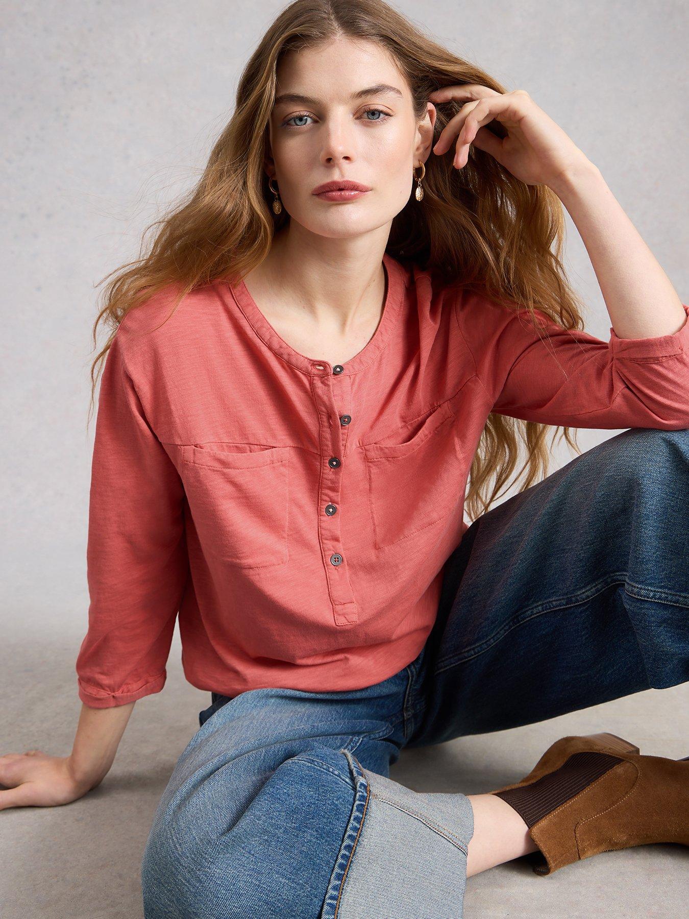 white-stuff-beth-34-sleeve-shirt-pinkoutfit