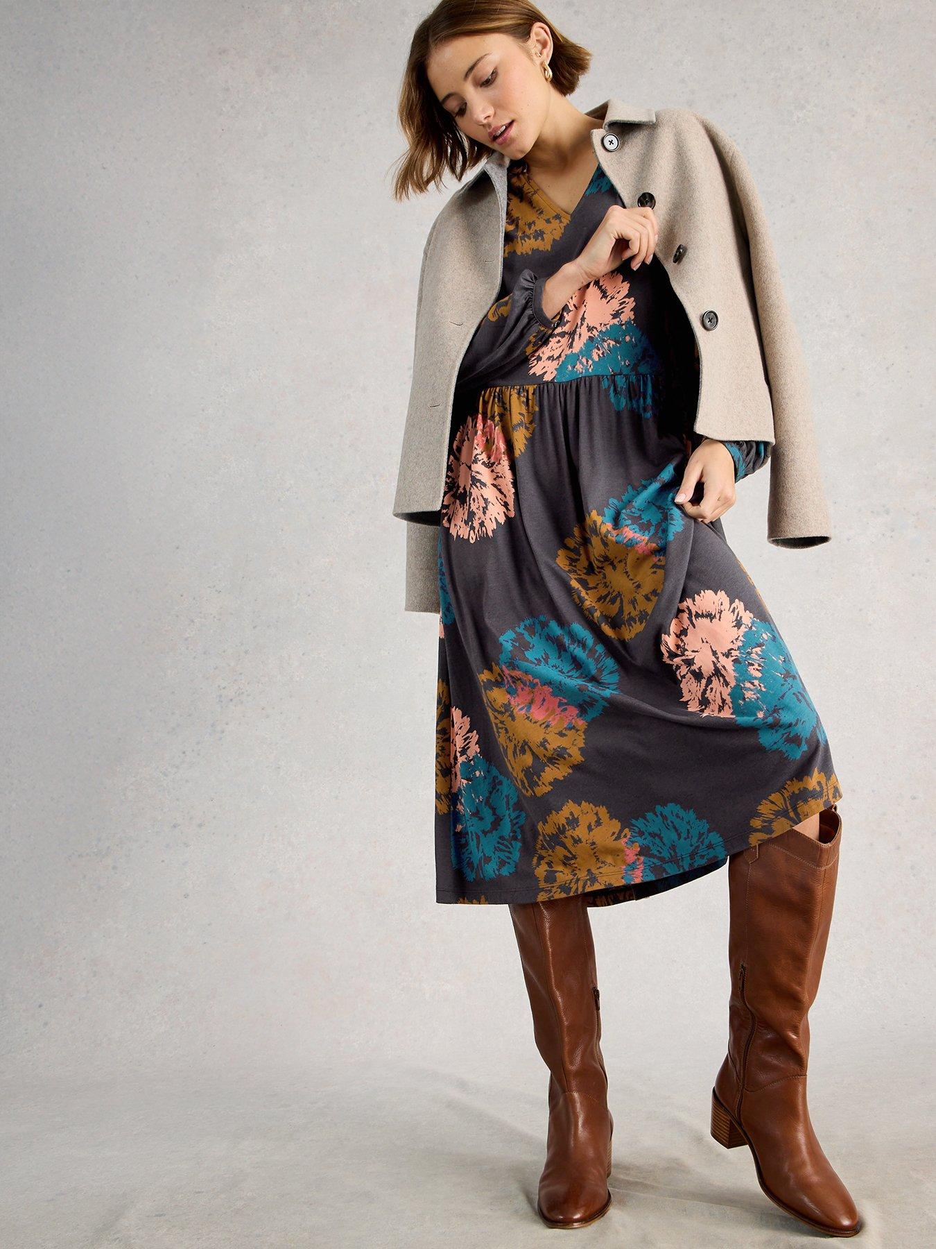 Image 3 of 6 of White Stuff Leah Jersey Dress