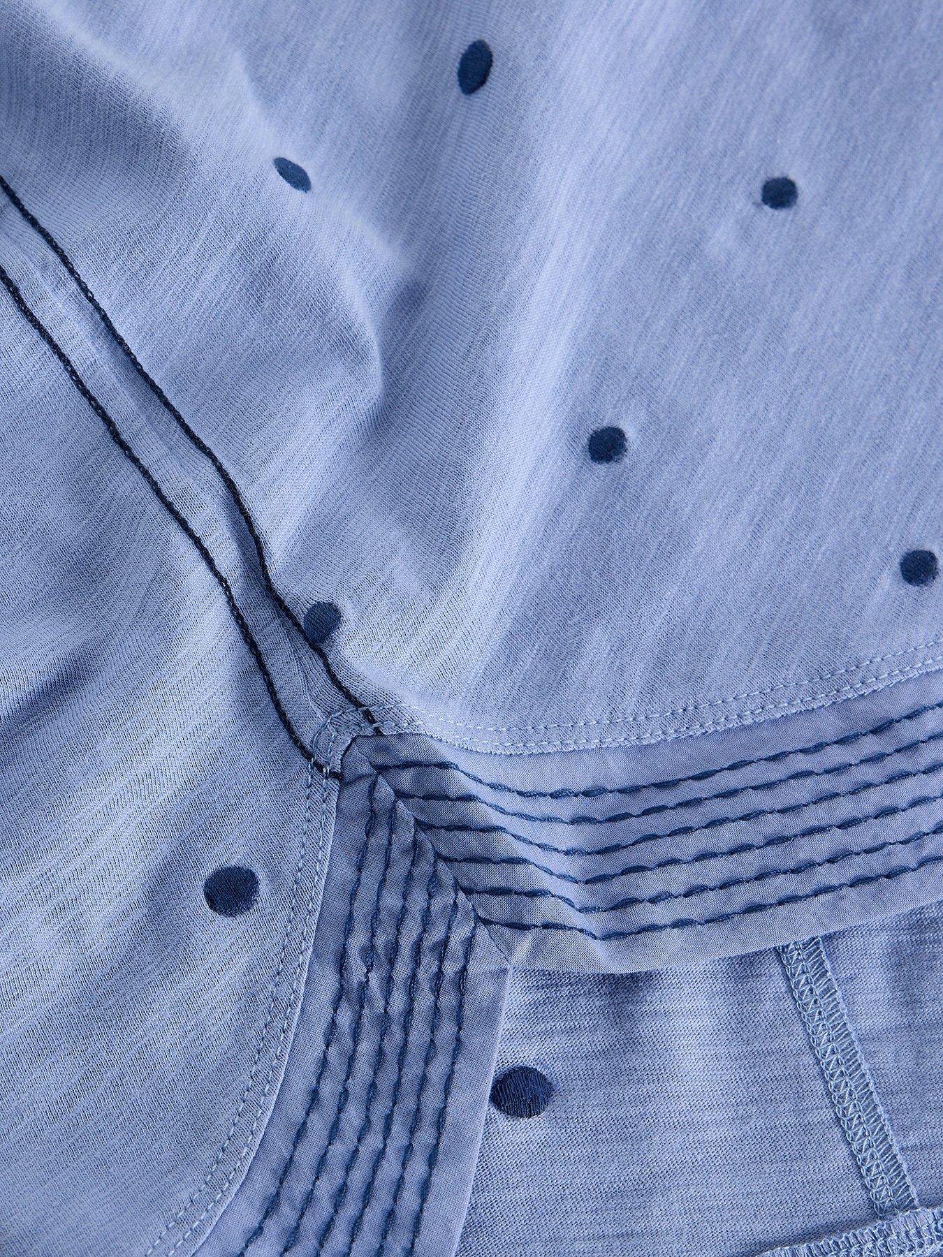 Image 6 of 6 of White Stuff Weaver Notch Neck Tee