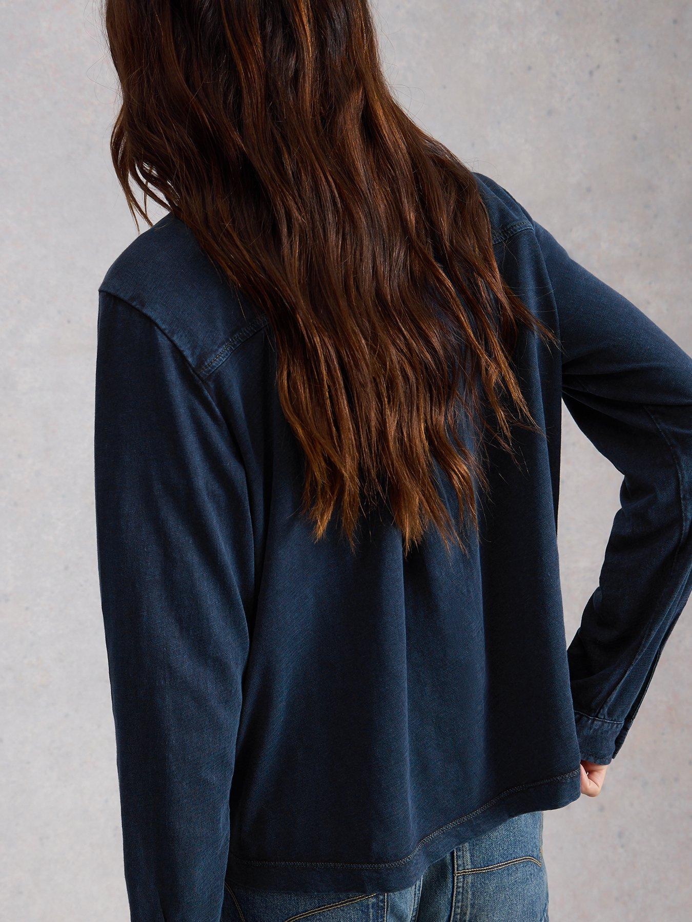 Image 2 of 6 of White Stuff Una Pocket Utility Shirt - Blue