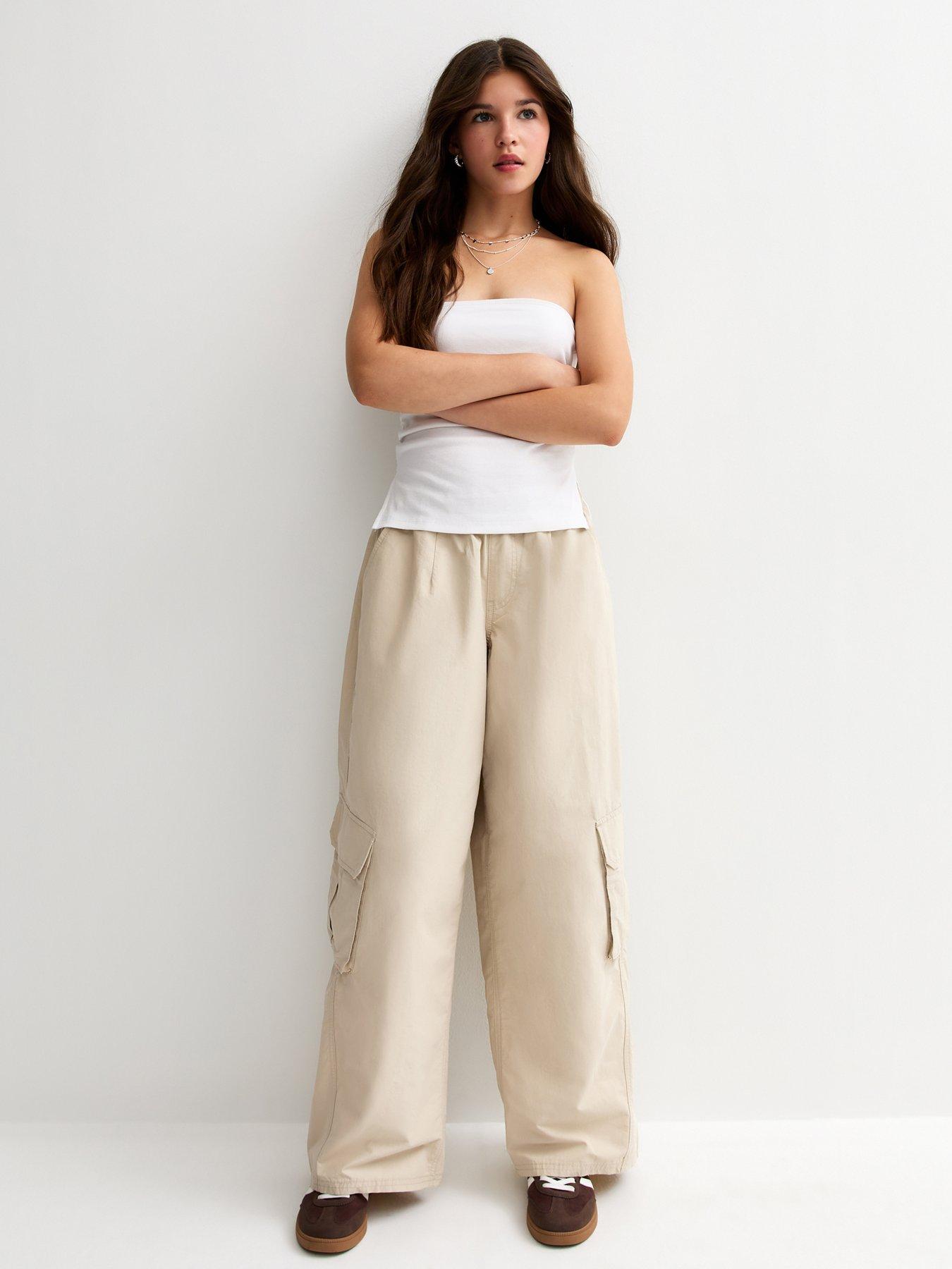 new-look-915-girls-stone-cargo-pocket-parachute-trousers-stone