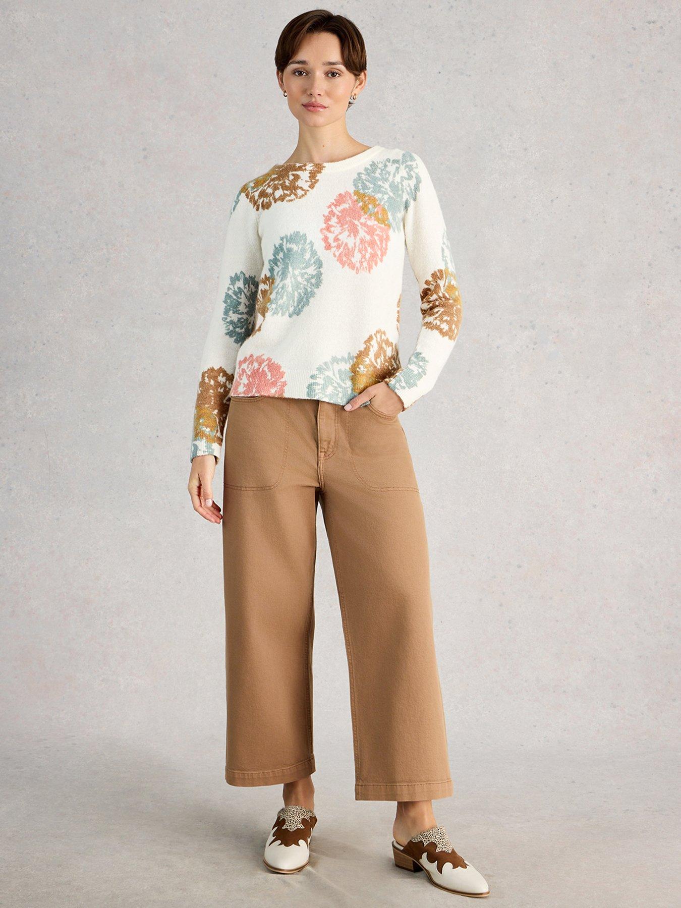 Image 1 of 6 of White Stuff Jodie Print Jumper