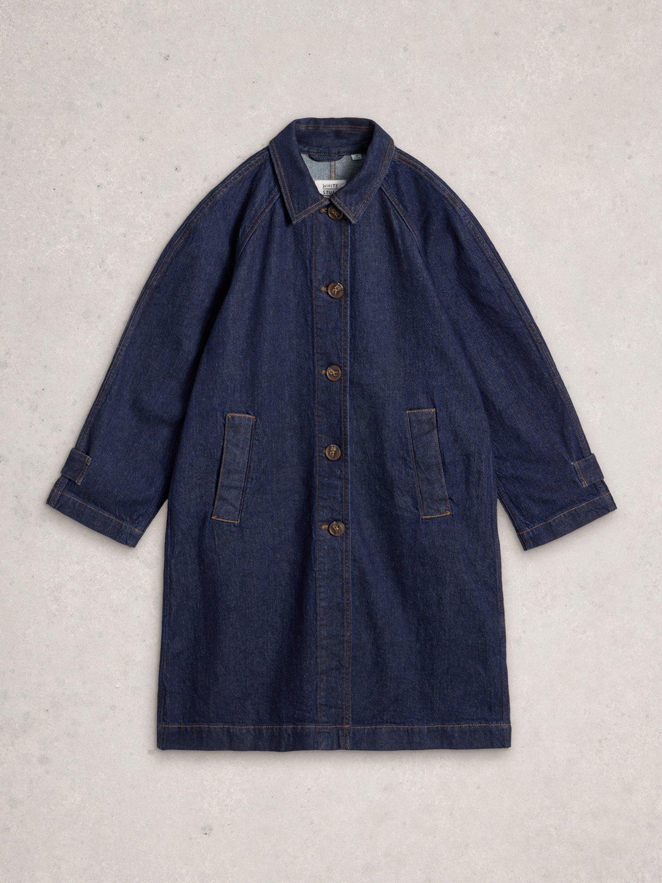 Image 5 of 6 of White Stuff Oakleigh Denim Coat - Blue