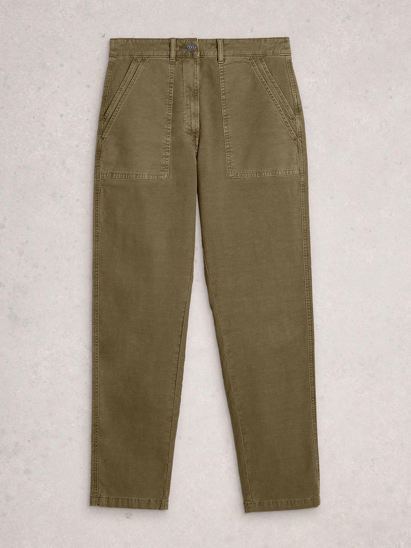 Image 5 of 6 of White Stuff Twister Chino Trouser - Green