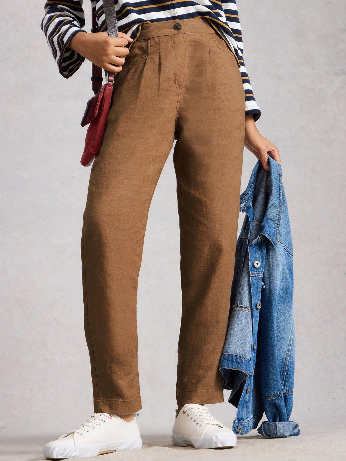 Image 1 of 6 of White Stuff Rowena Linen Trouser