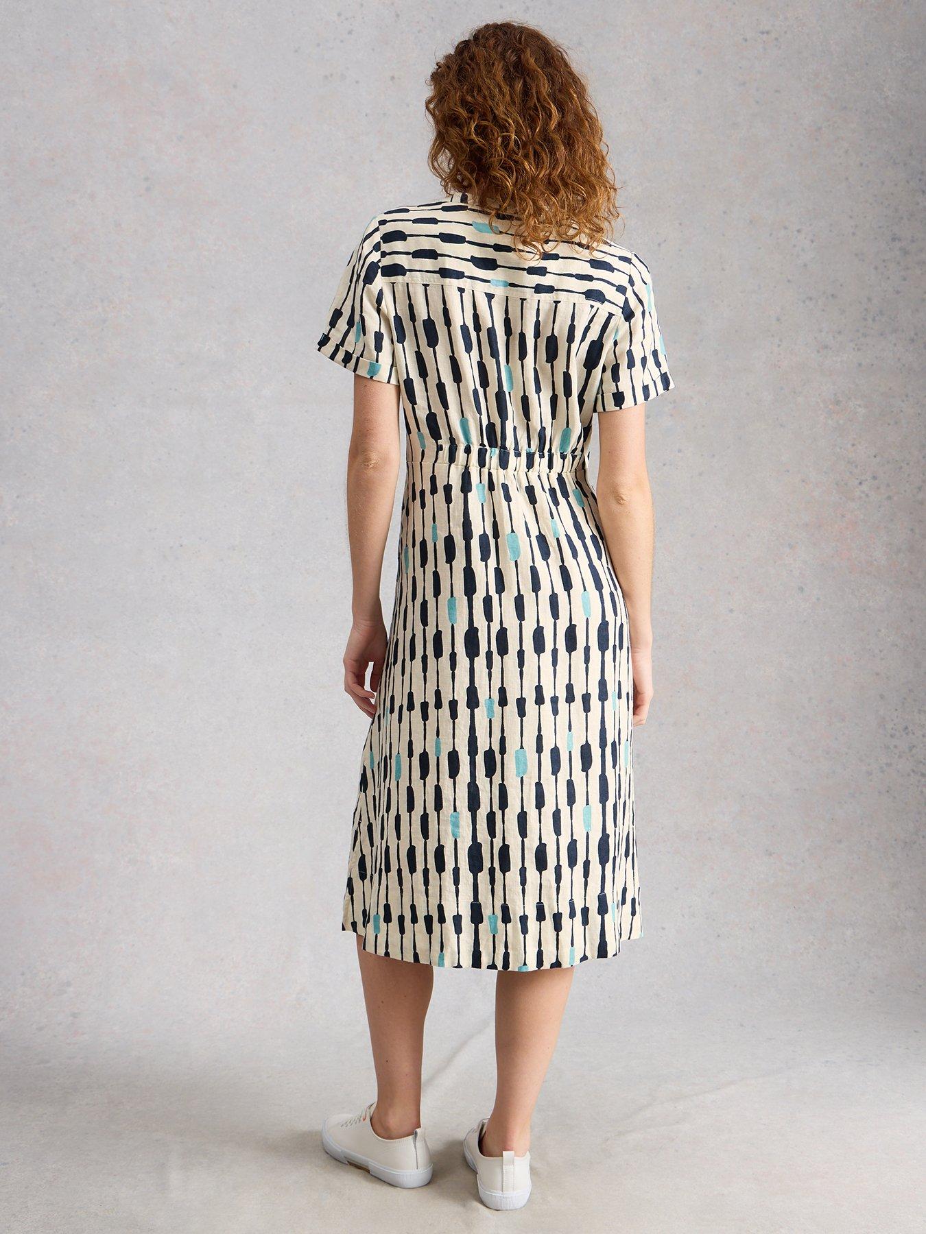 Image 2 of 6 of White Stuff Iris Linen Dress