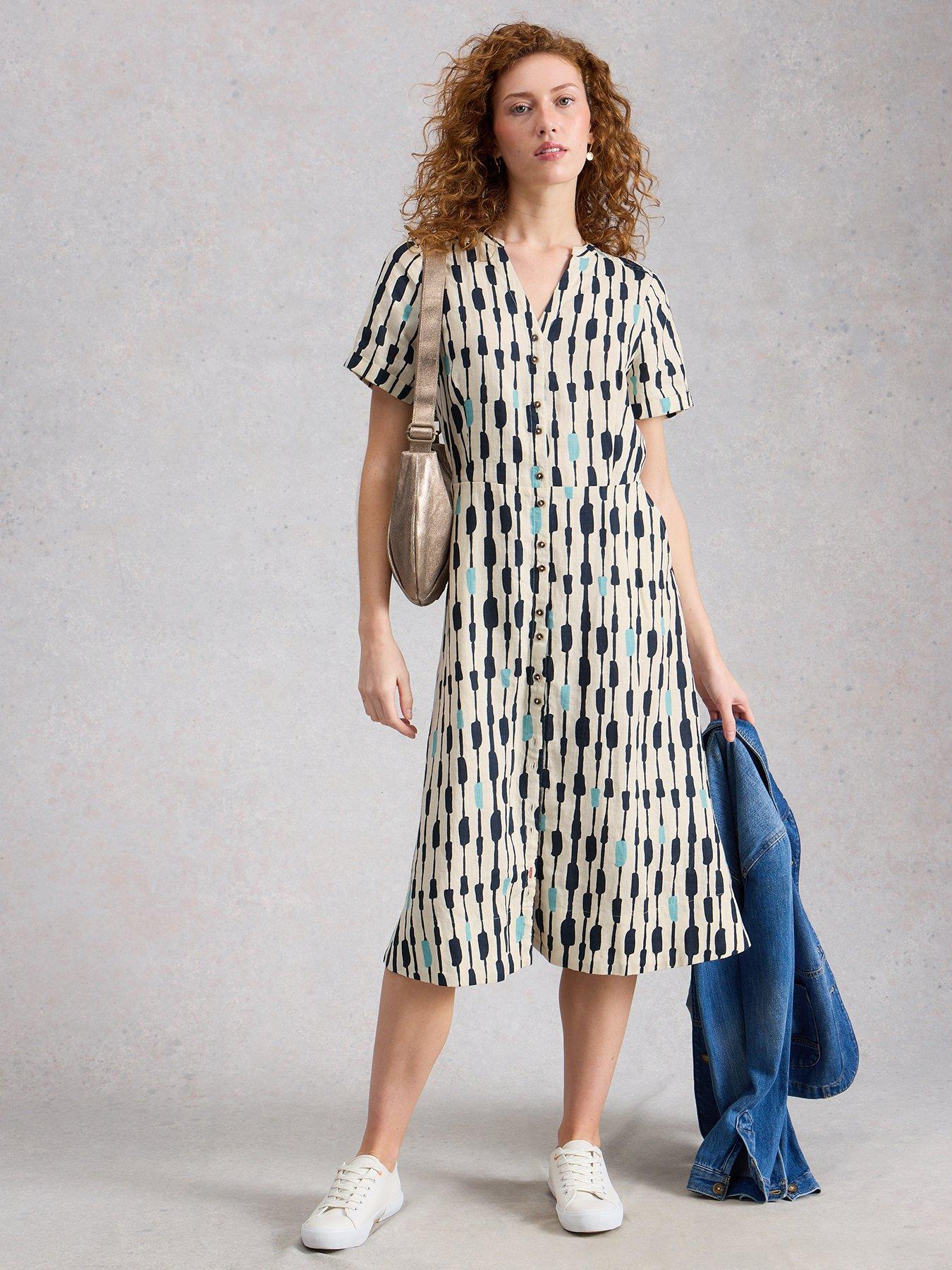 Image 3 of 6 of White Stuff Iris Linen Dress