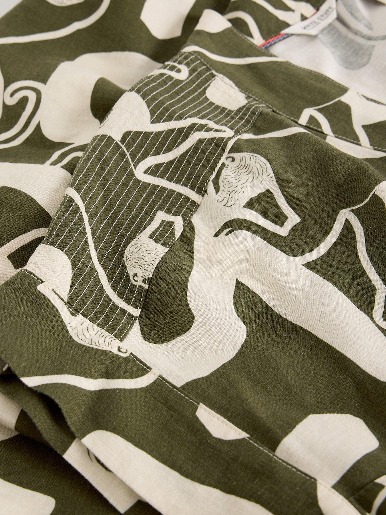 Image 6 of 6 of White Stuff Marianne Linen Dress - Beige