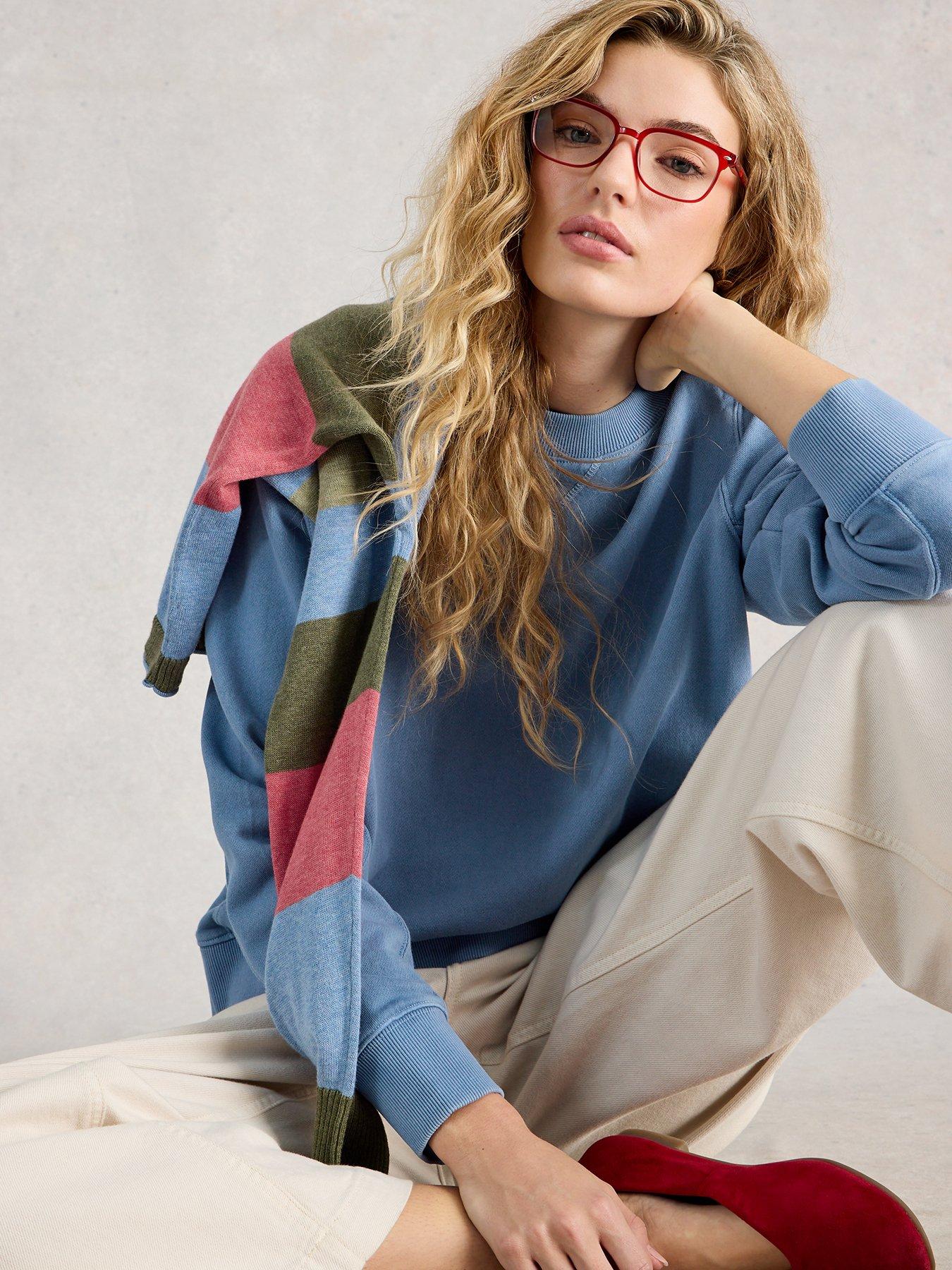 Image 4 of 6 of White Stuff Daydreamer Sweater - Blue