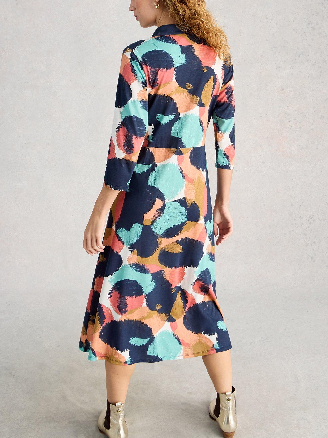 Image 2 of 6 of White Stuff Rua Jersey Shirt Dress