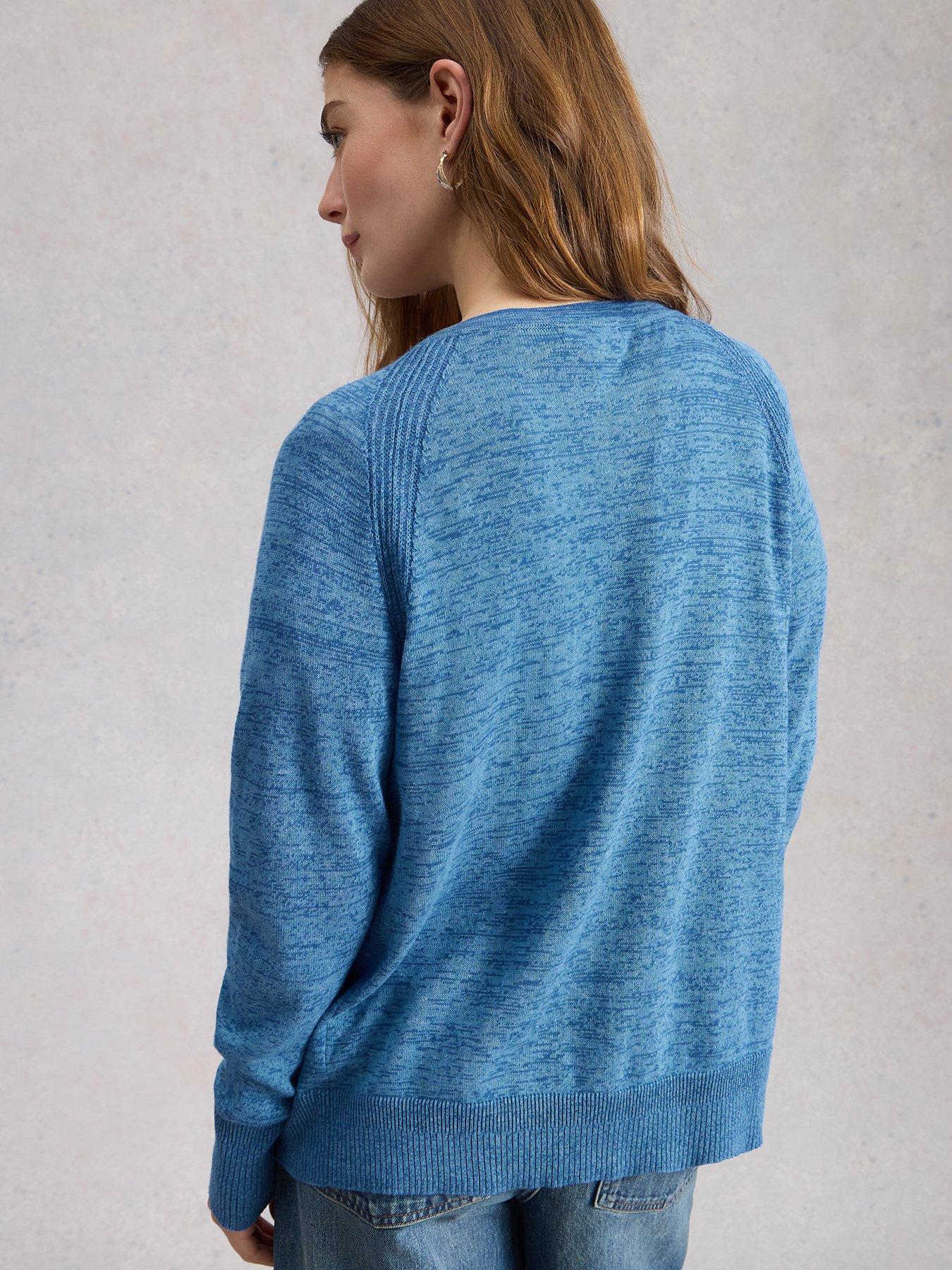 Image 2 of 6 of White Stuff Lulu Twist Cardigan - Blue