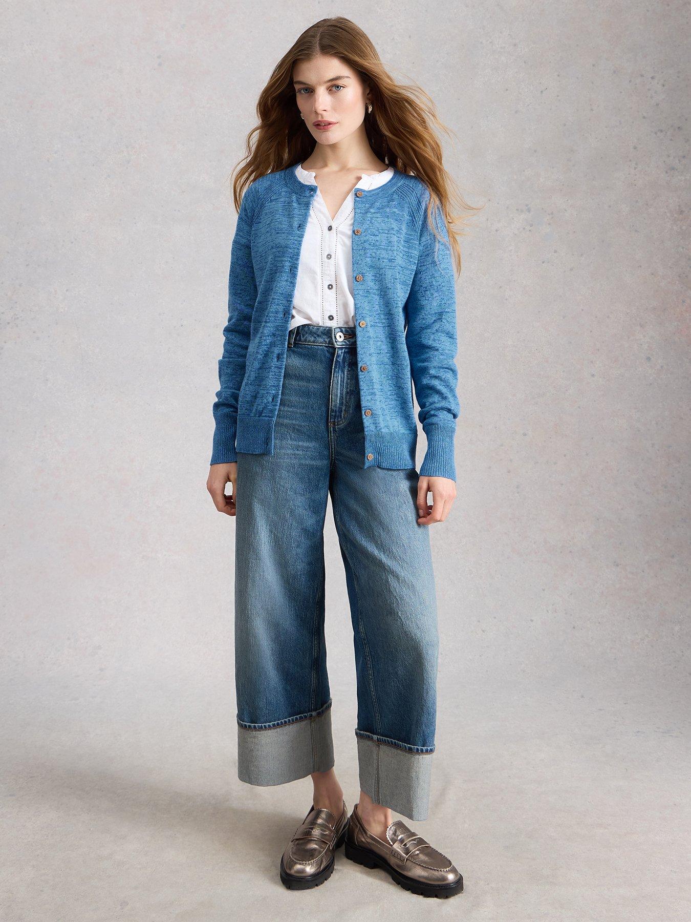 Image 3 of 6 of White Stuff Lulu Twist Cardigan - Blue