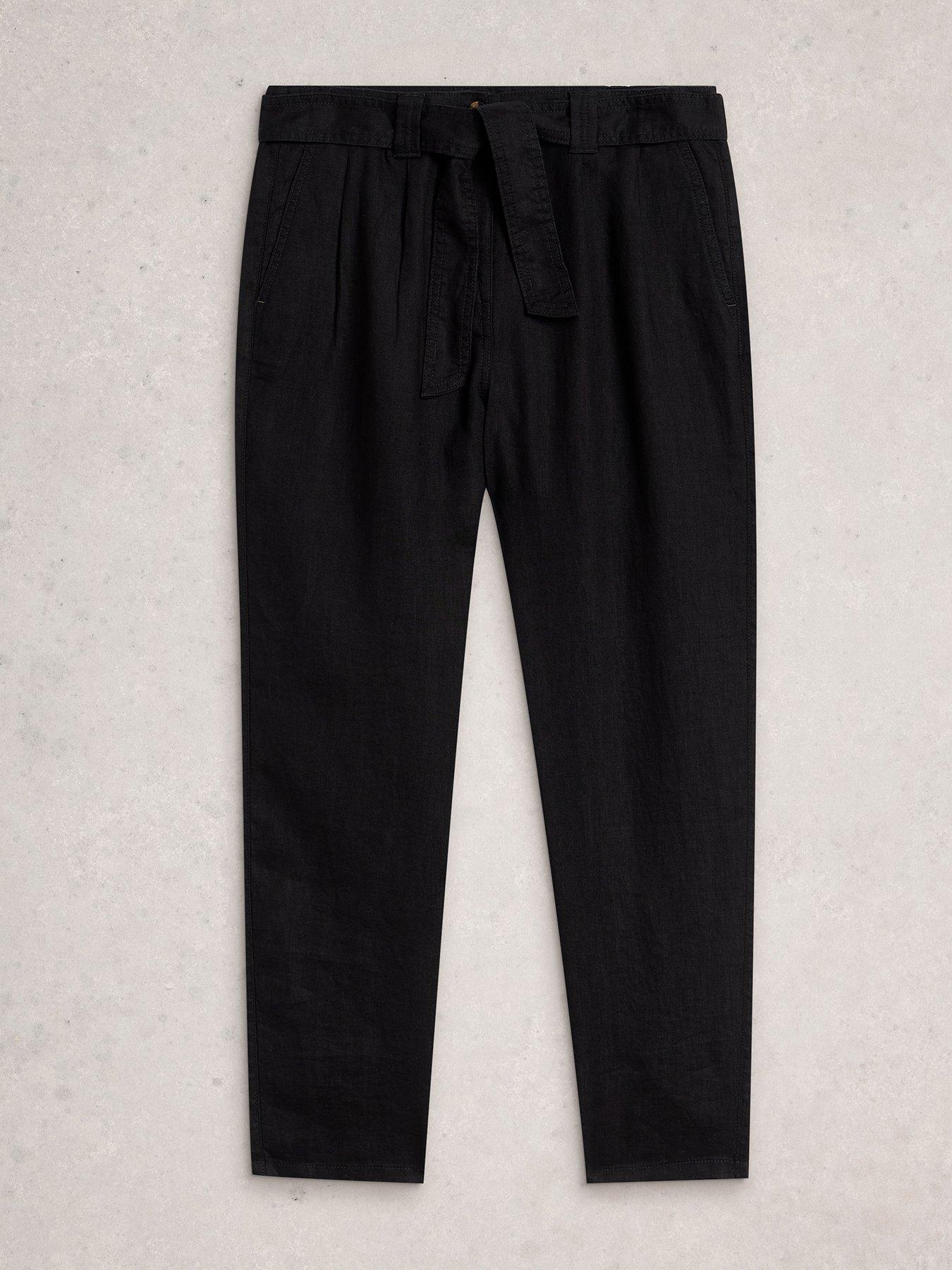 Image 5 of 6 of White Stuff Hadley Linen Trouser - Black