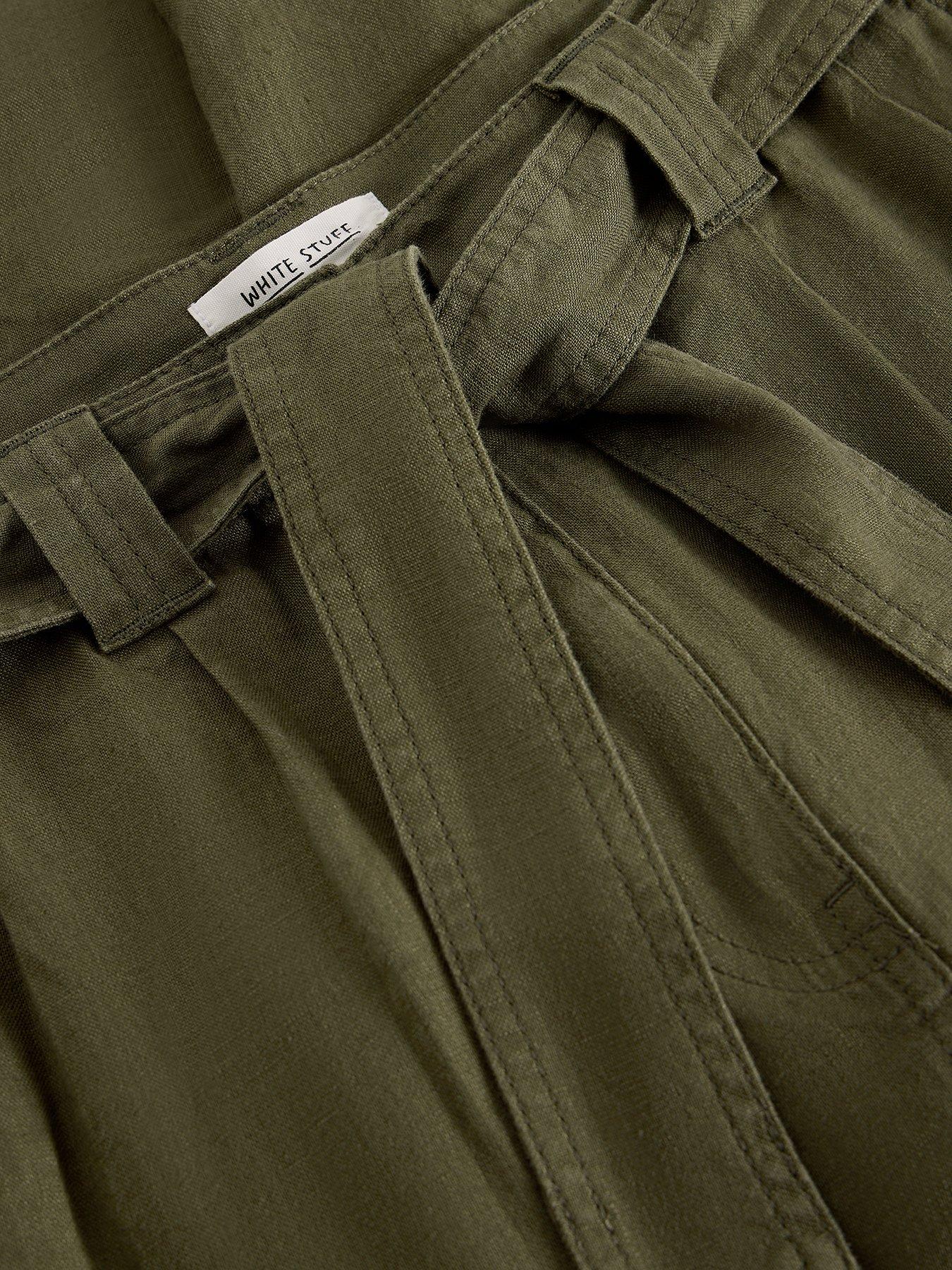 Image 6 of 6 of White Stuff Hadley Linen Trouser - Green