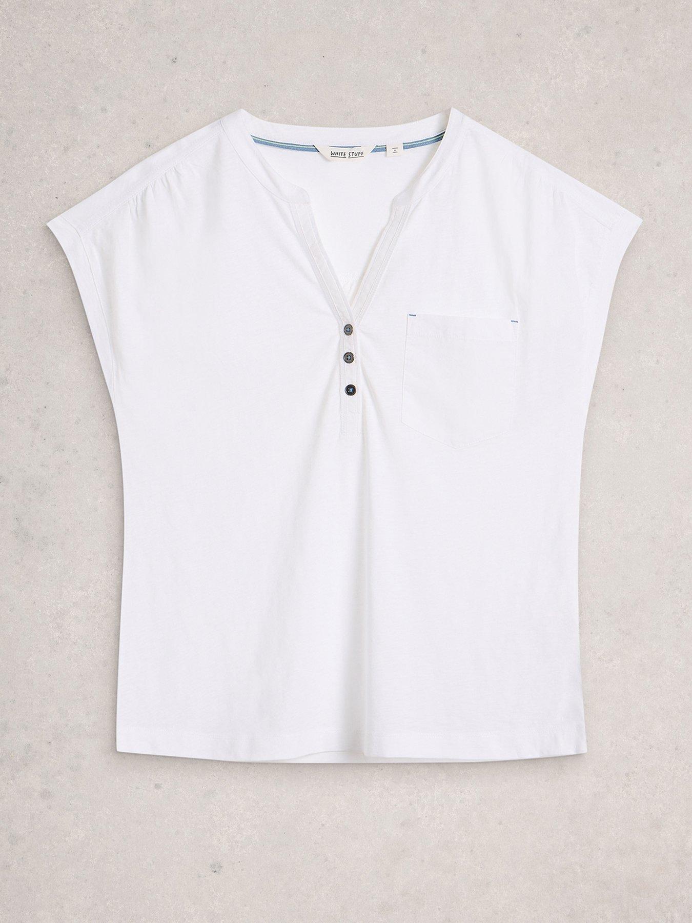 Image 5 of 6 of White Stuff Cecily Sleeveless Shirt - White