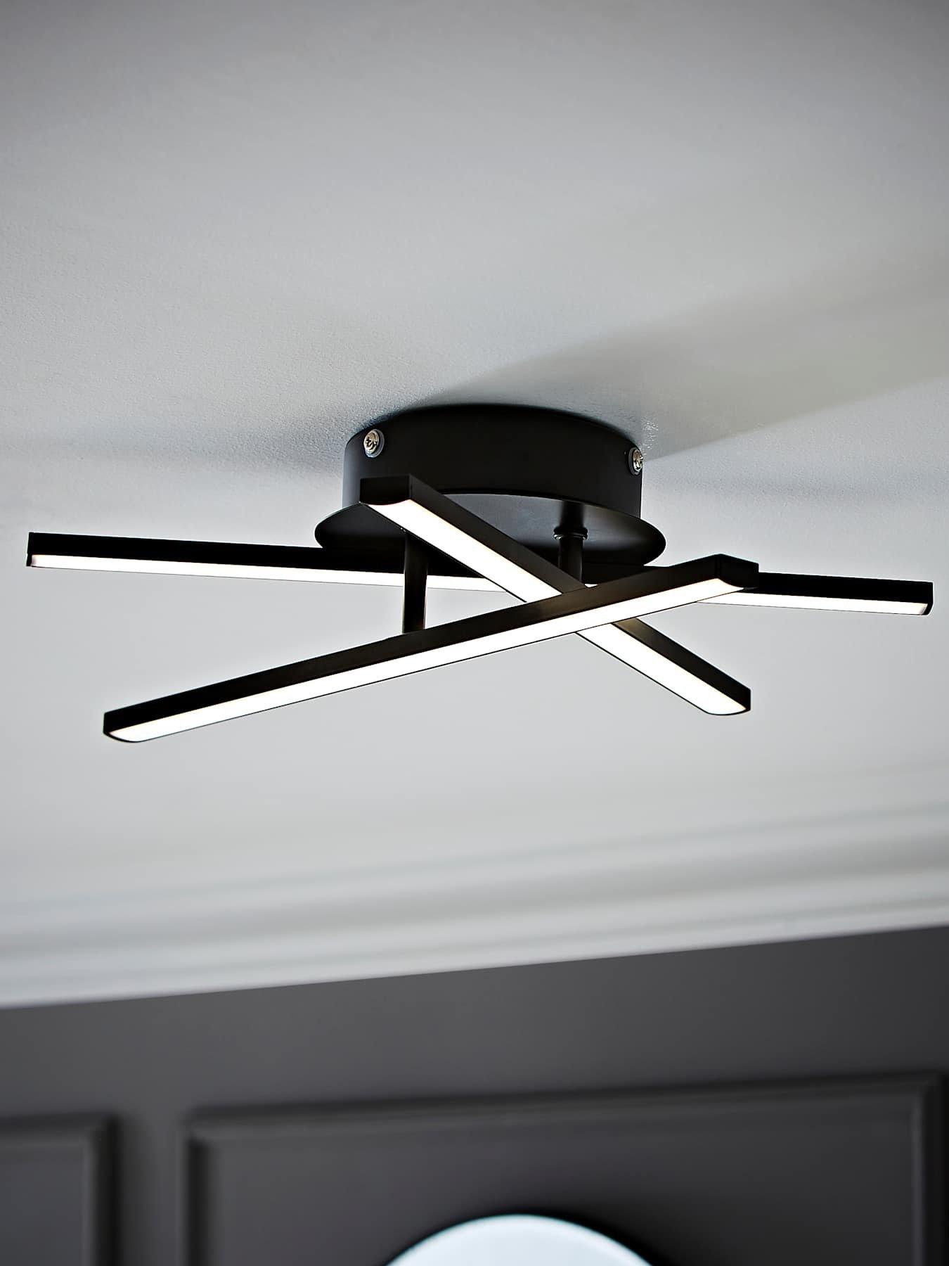 valuelights-infinity-black-adjustable-crossover-ip44-integrated-led-ceiling-light