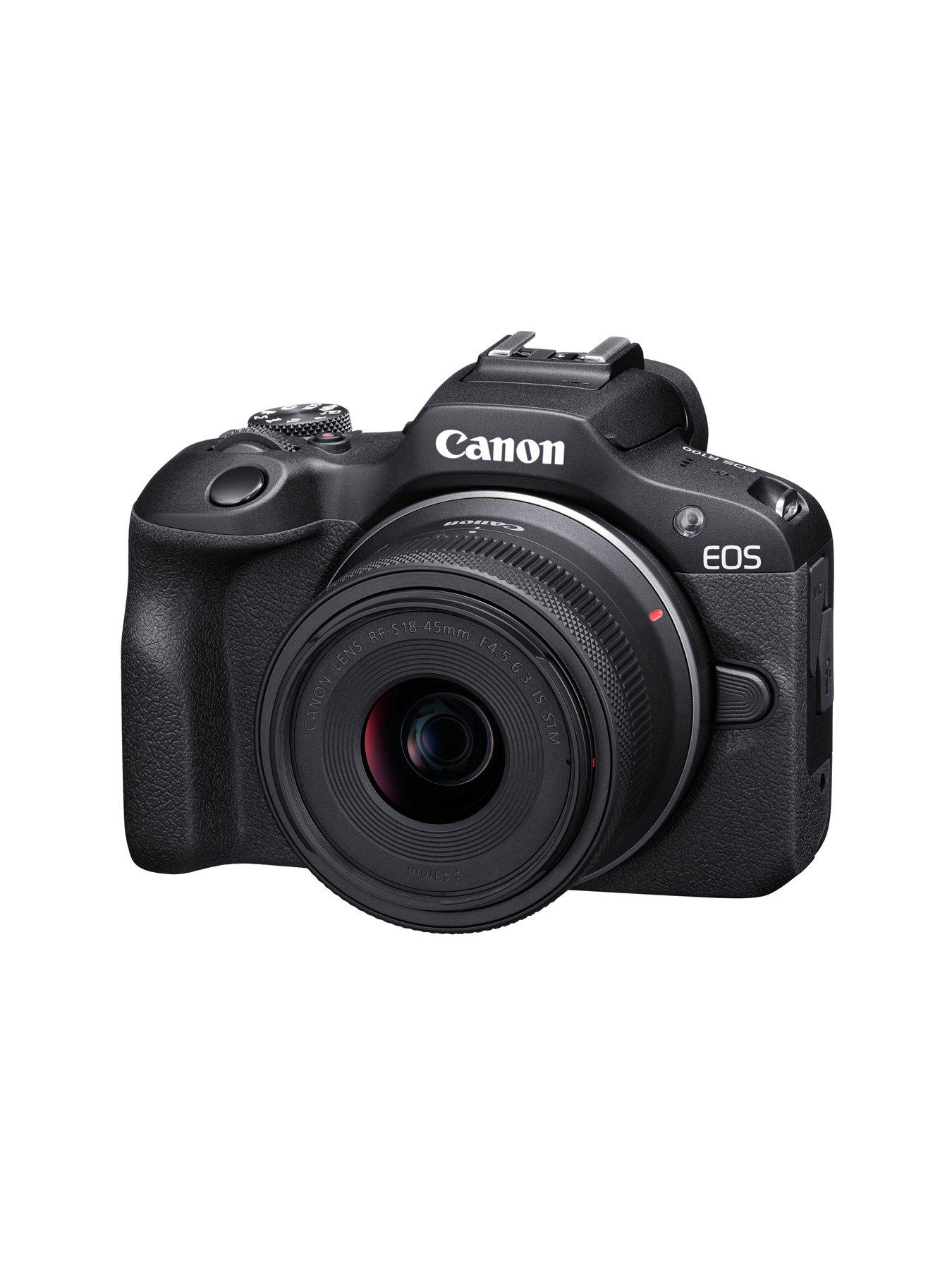 canon-eos-r100-camera-withnbsprf-s-18-45mm-lens-plus-cp1500-printer-and-kp-36ip-ink-amp-postcard-sizednbsppaper-36-shotstillFront