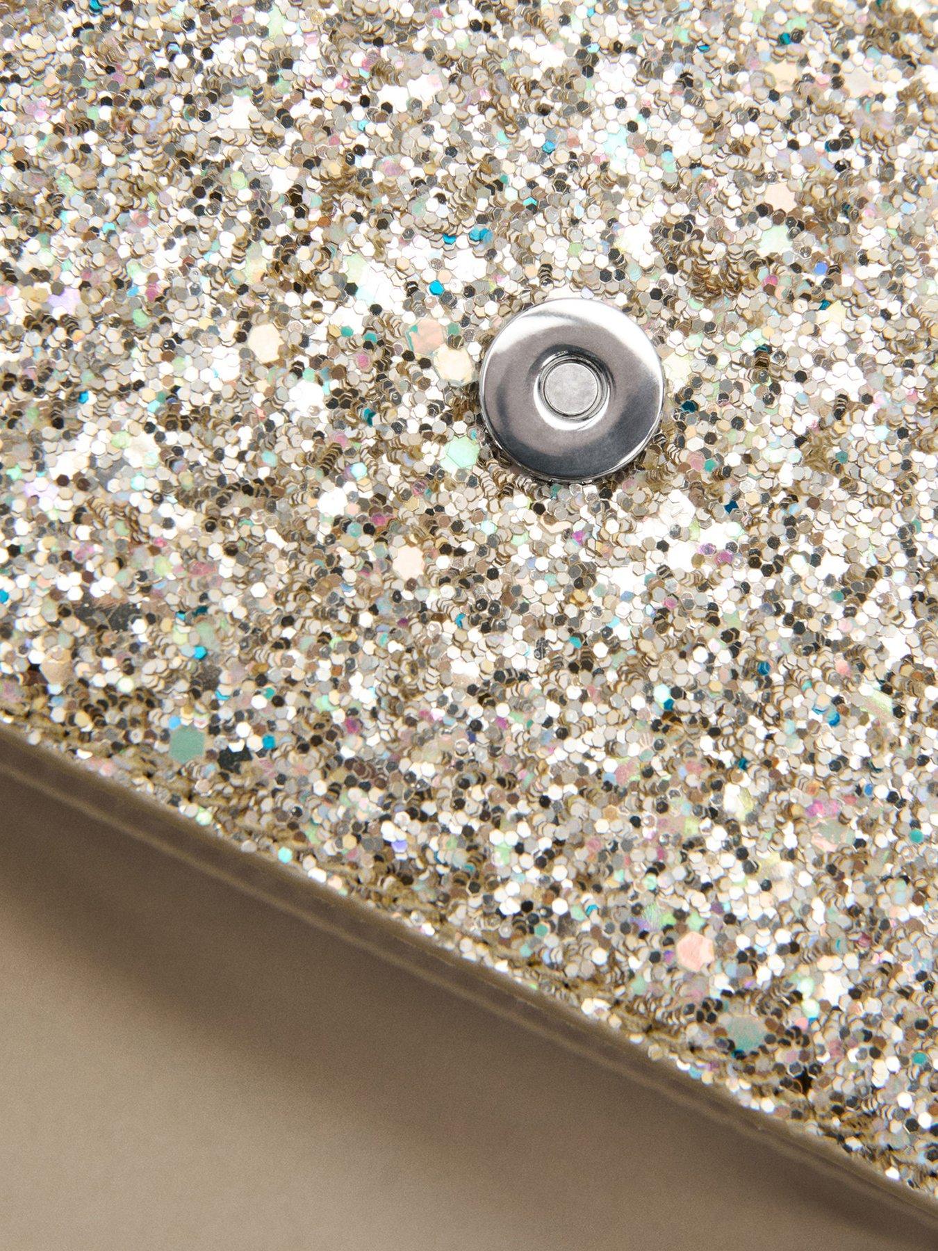 Image 4 of 4 of Mango Girls Mini Glitter Bag - Gold