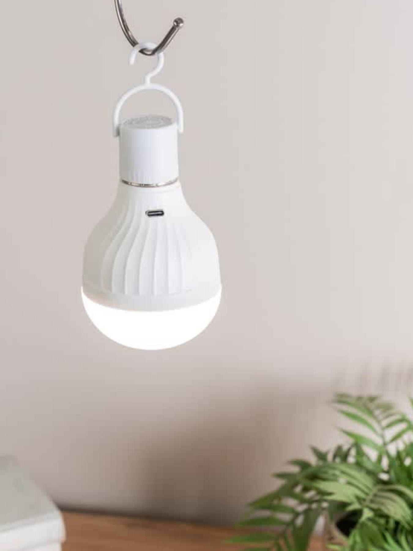 Image 7 of 7 of ValueLights Pack of 2 E27 USB Rechargeable Light Bulbs with Remote Control