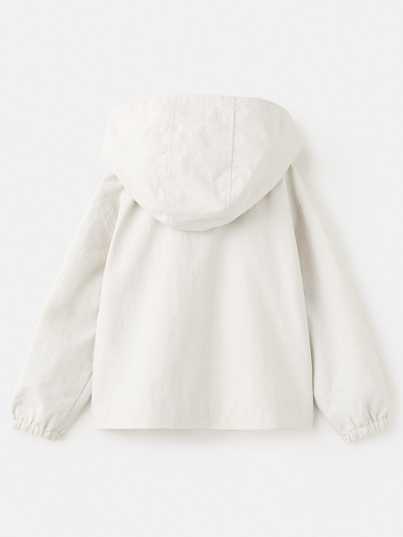 Image 2 of 4 of Mango Younger Girls Lightweight Jacket - Cream